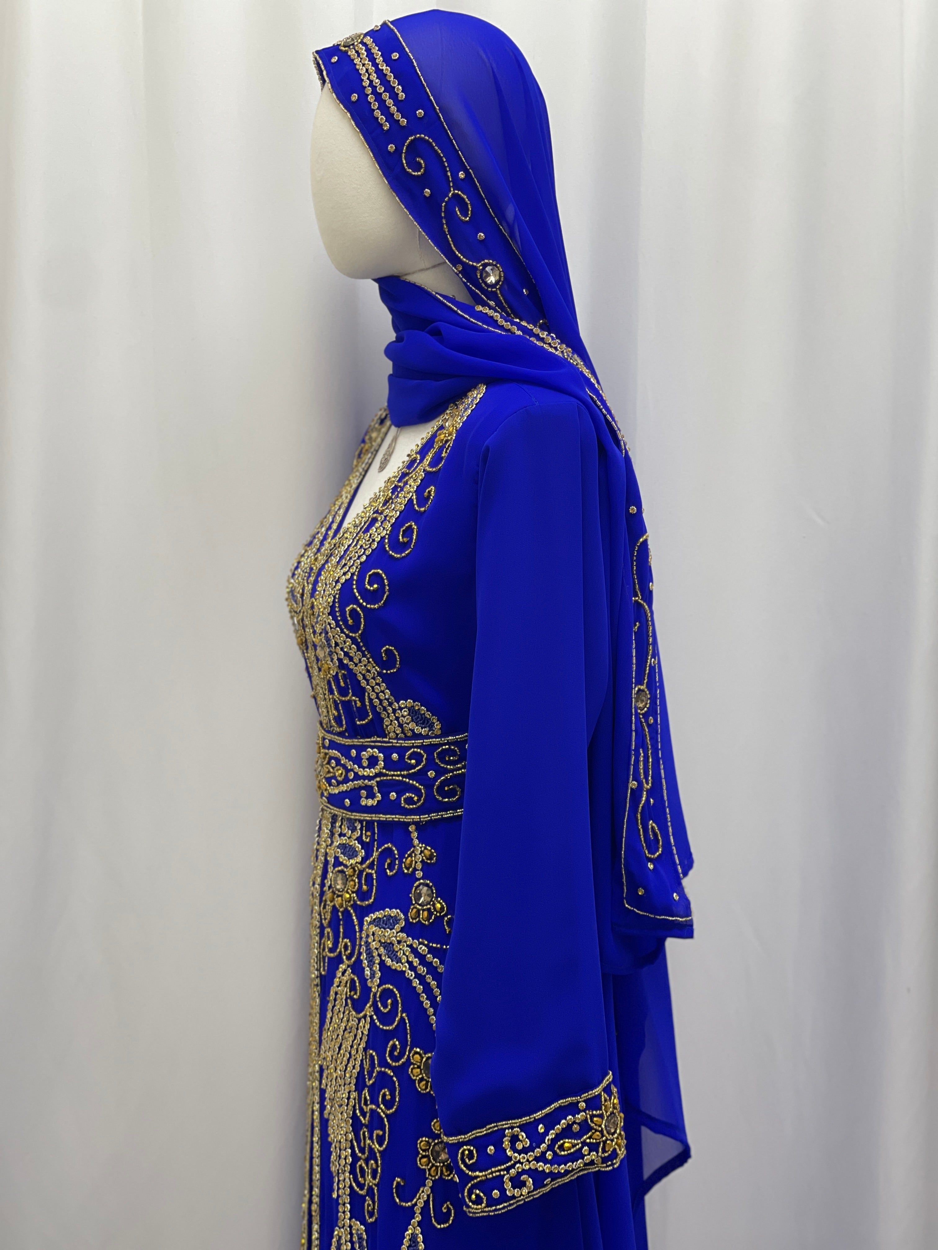 Royal Sapphire Kaftan