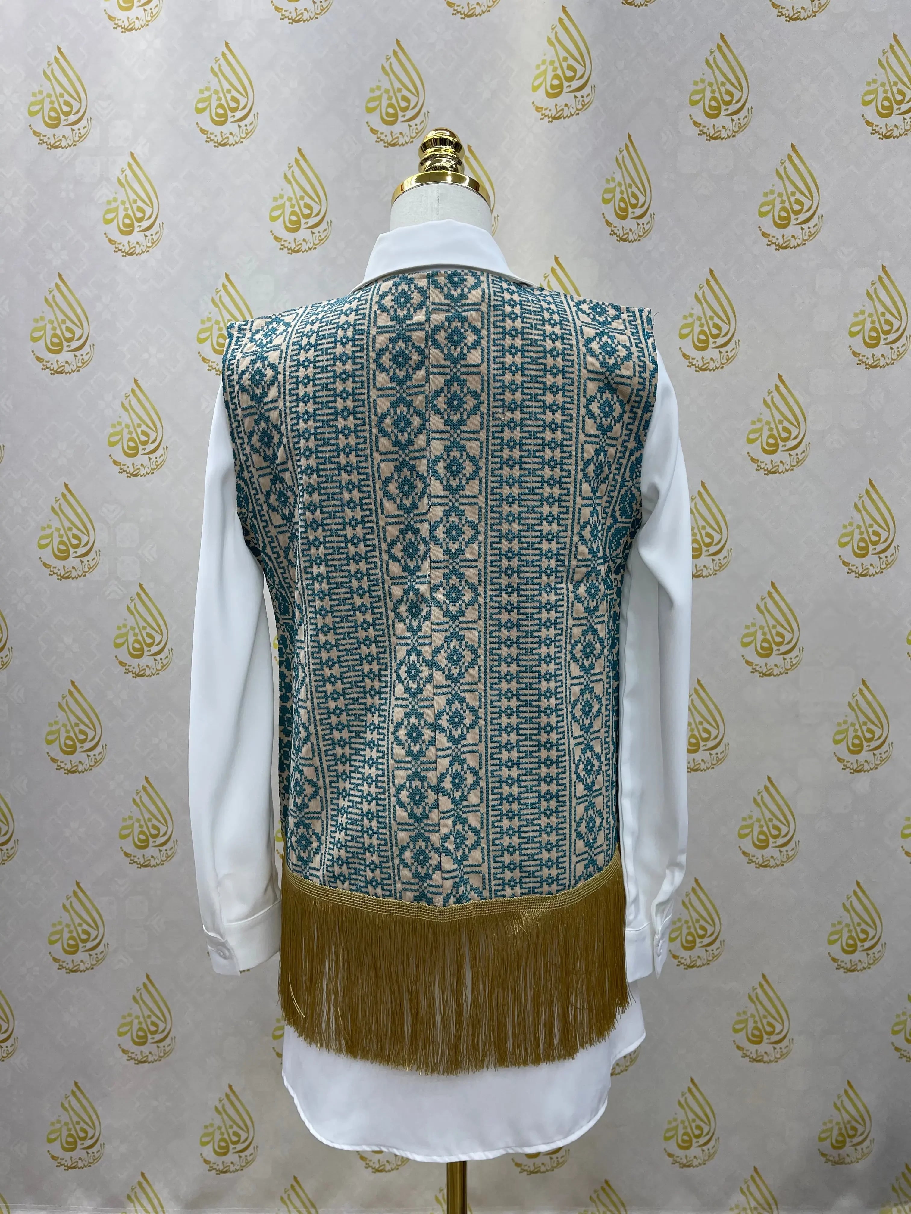 Embroidery Tassel Vest: Timeless Elegance and Versatile Style Palestinian Elegance
