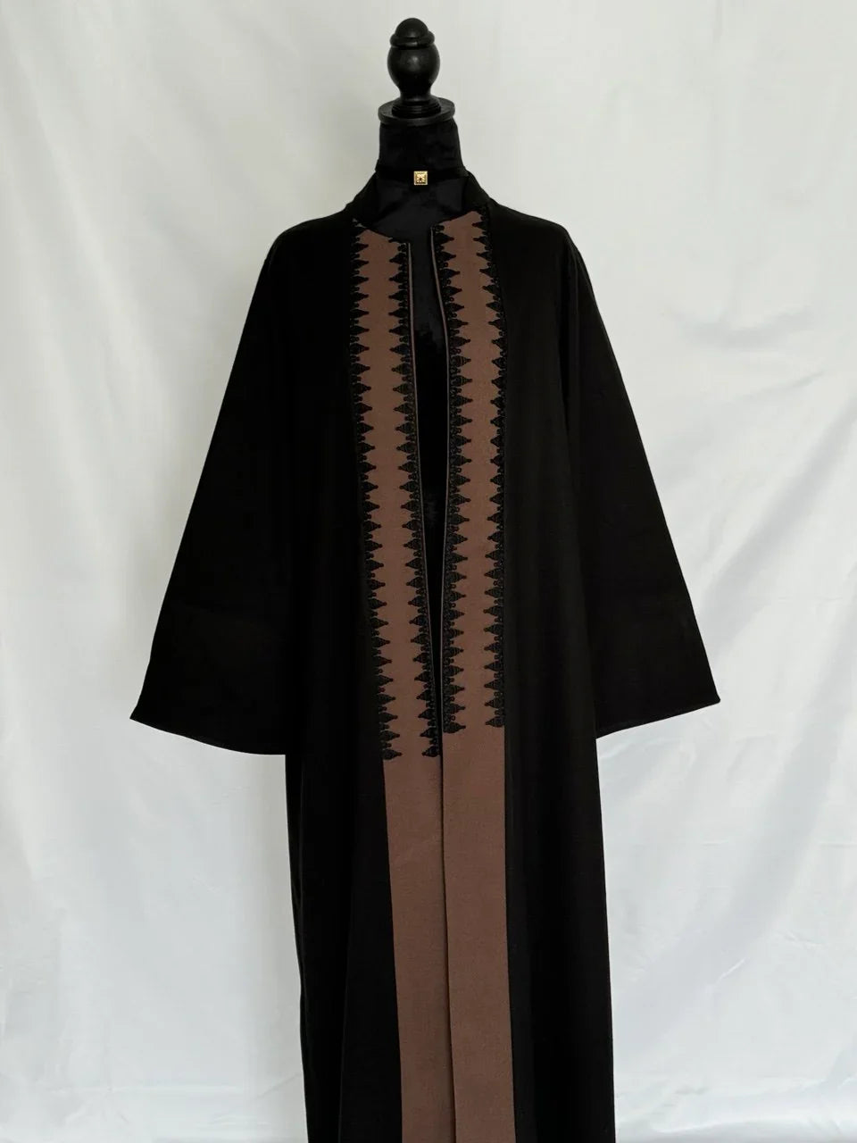 Moroccan Embroidery Kimono- designed in a classic open front silhouette