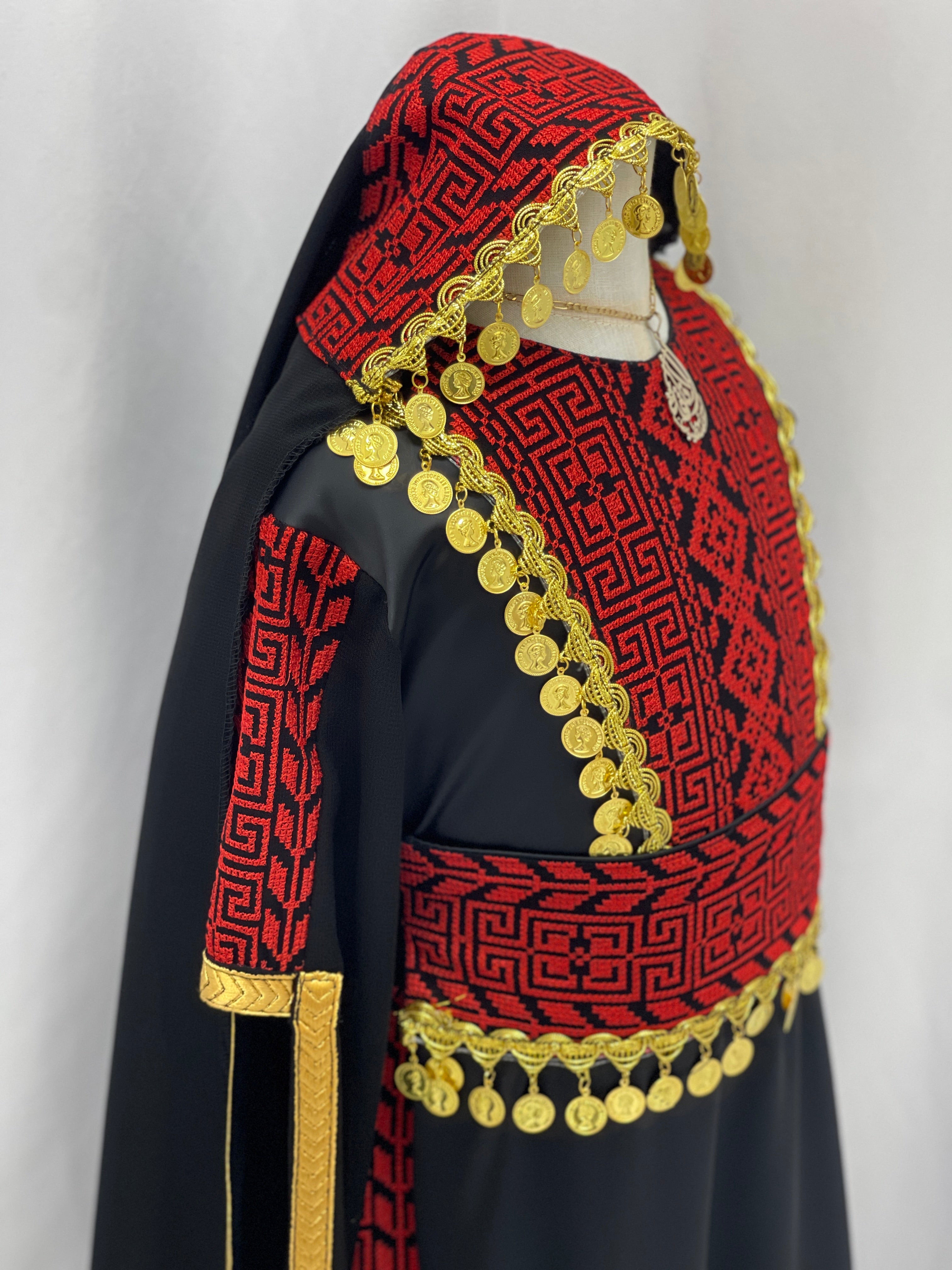 Heritage Coin Embroidered Girls Thobe Set