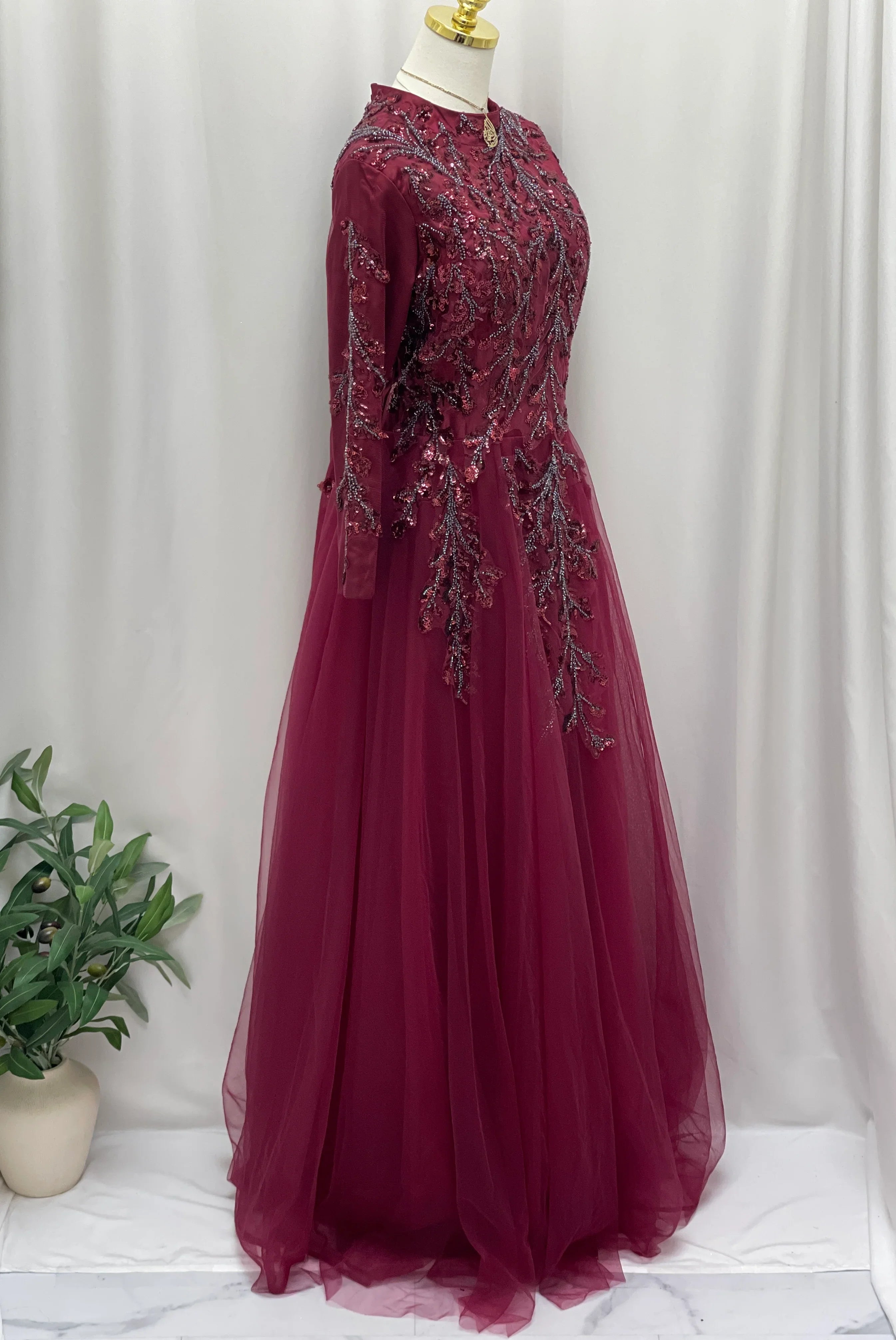 Dew Branches Gown