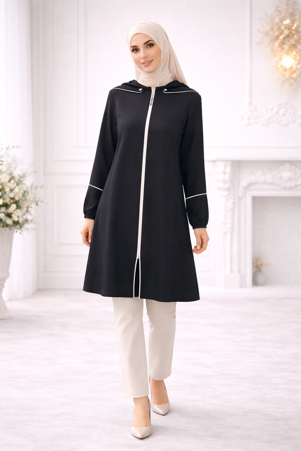 Iman Hooded Long Tunic: Comfort Meets Chic Style