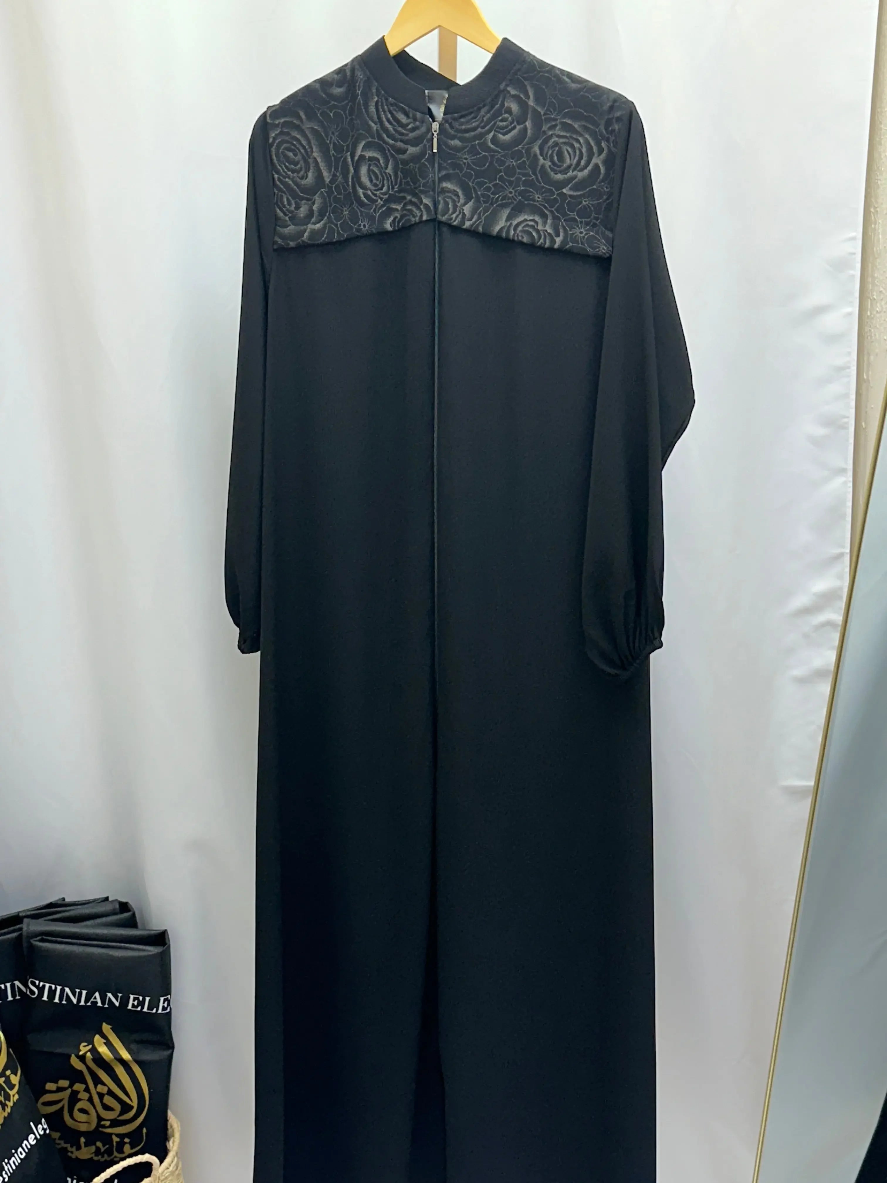 Simply Unique Black Abaya: Timeless Elegance and Everyday Comfort Palestinian Elegance