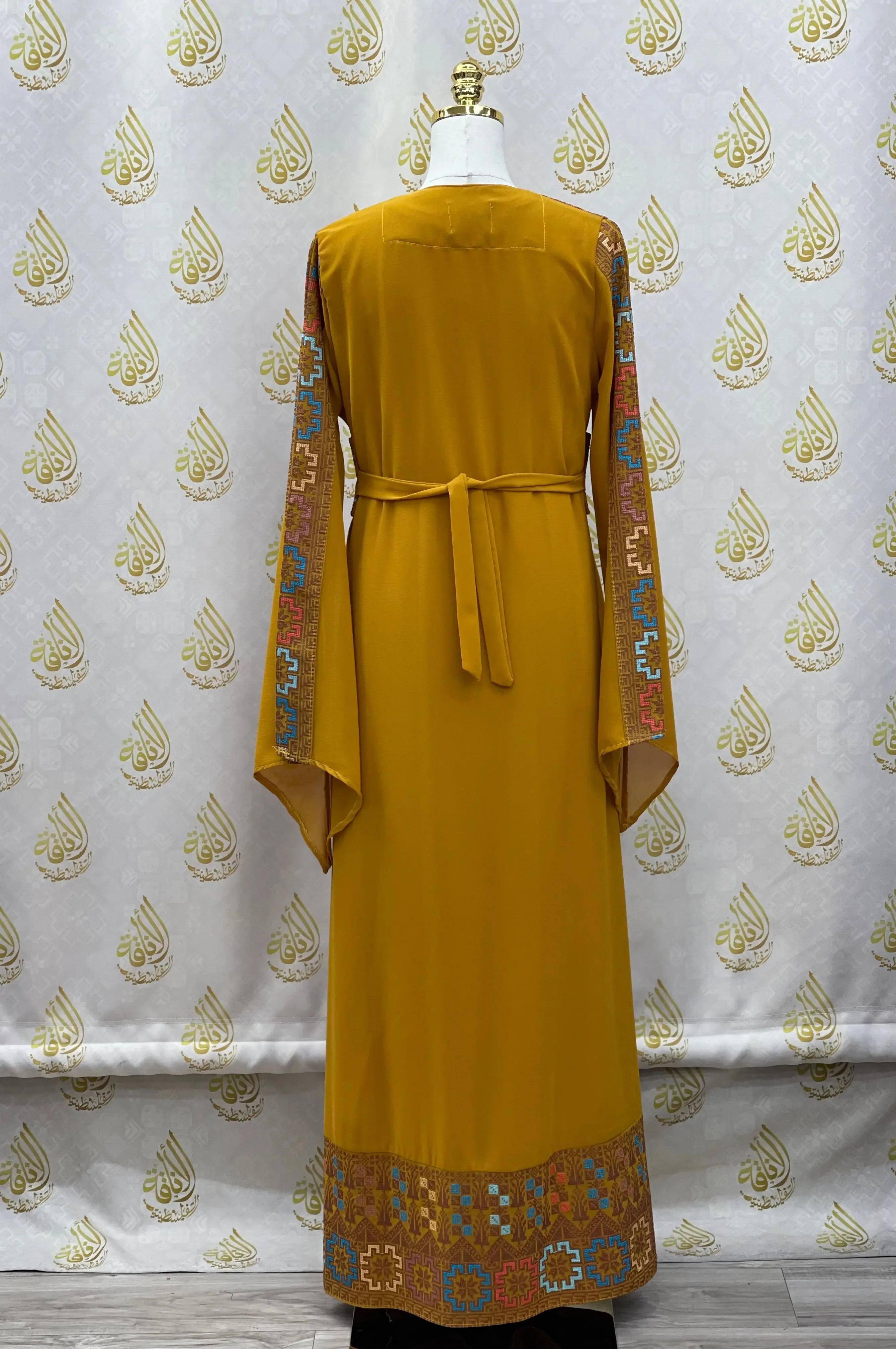 2pc Chiffon Embroidery Set: Elegant Sophistication and Comfort Palestinian Elegance