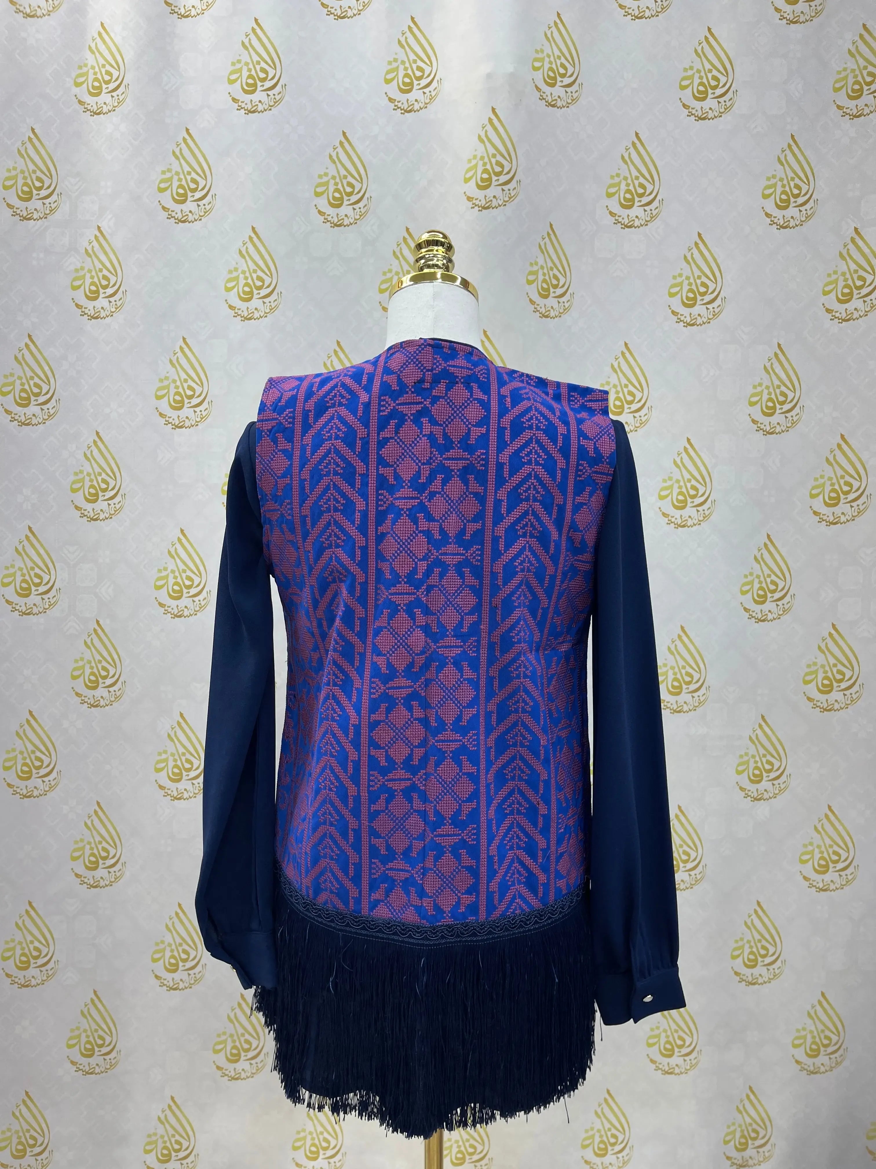 Embroidery Tassel Vest: Timeless Elegance and Versatile Style Palestinian Elegance