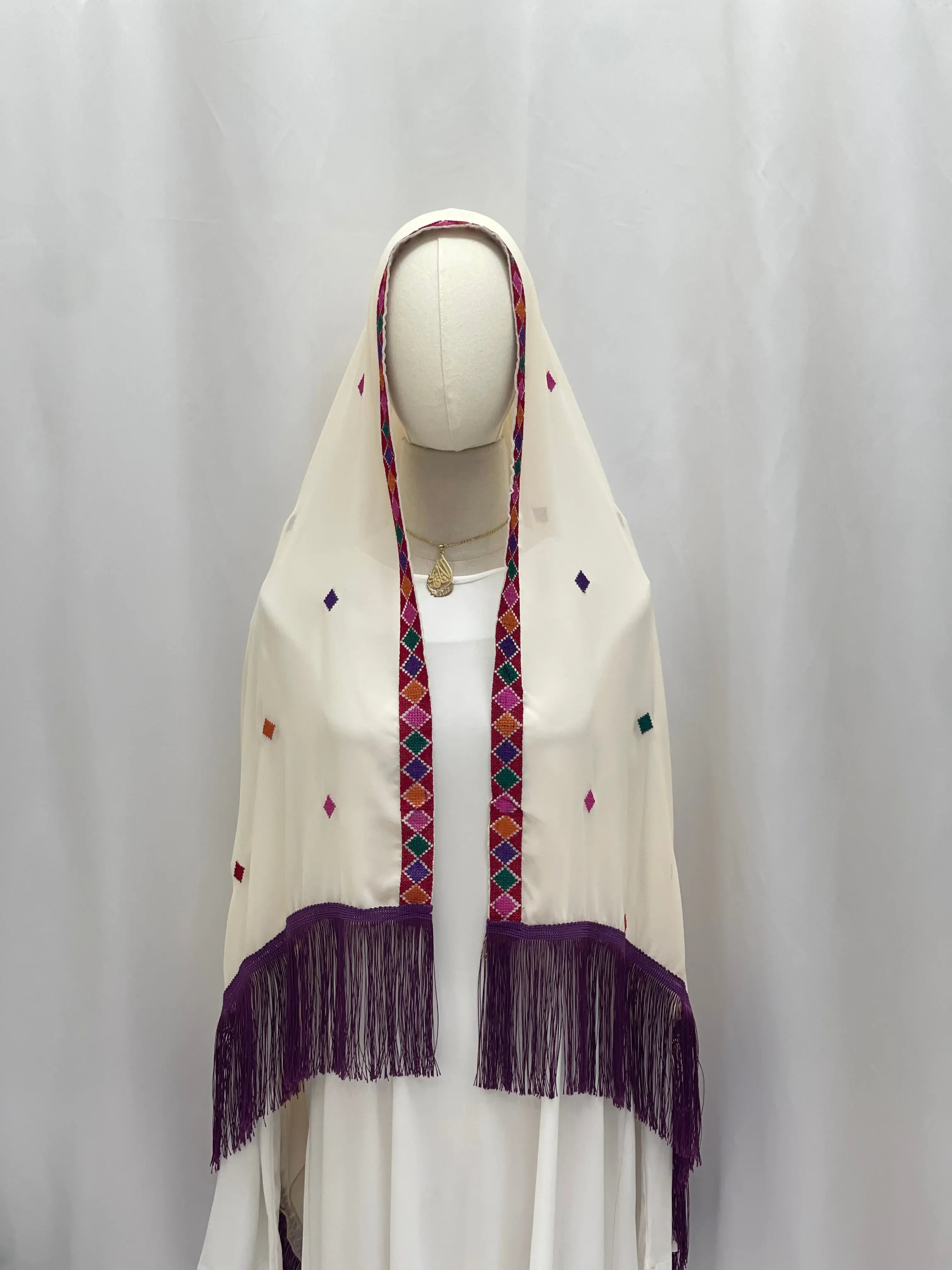 Timeless Sophistication: Embroidered Khirka Palestinian Elegance