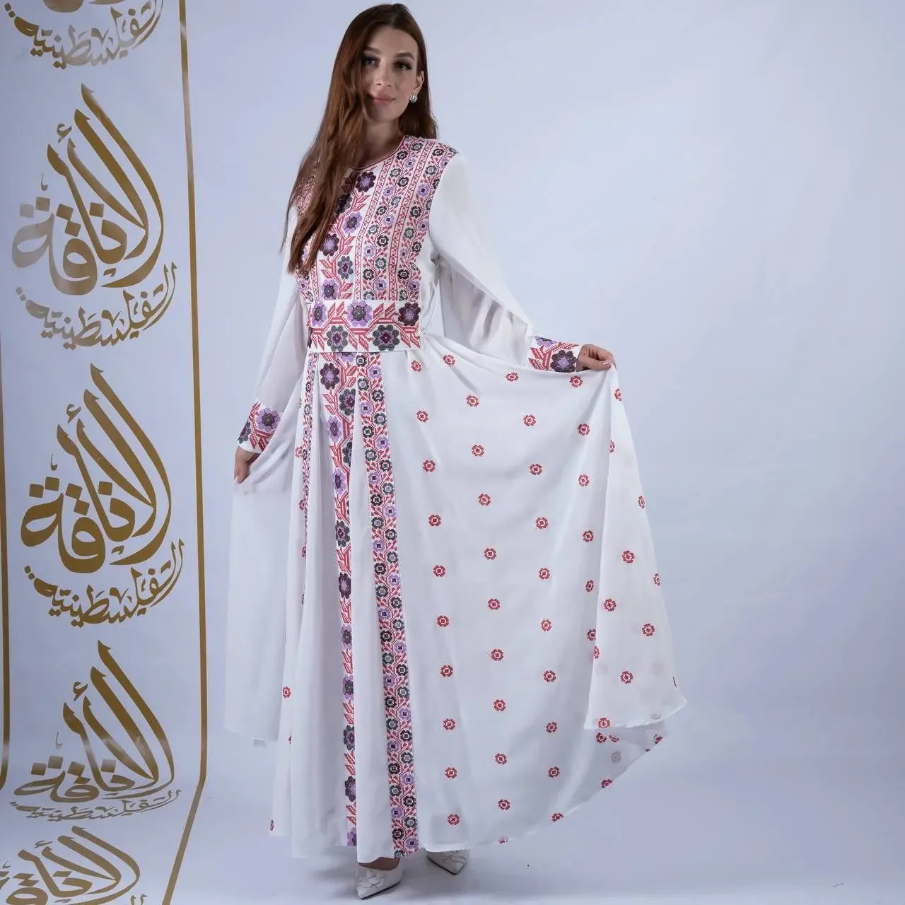 Embroidery Stylish Dress: Sophistication and Elegance Palestinian Elegance