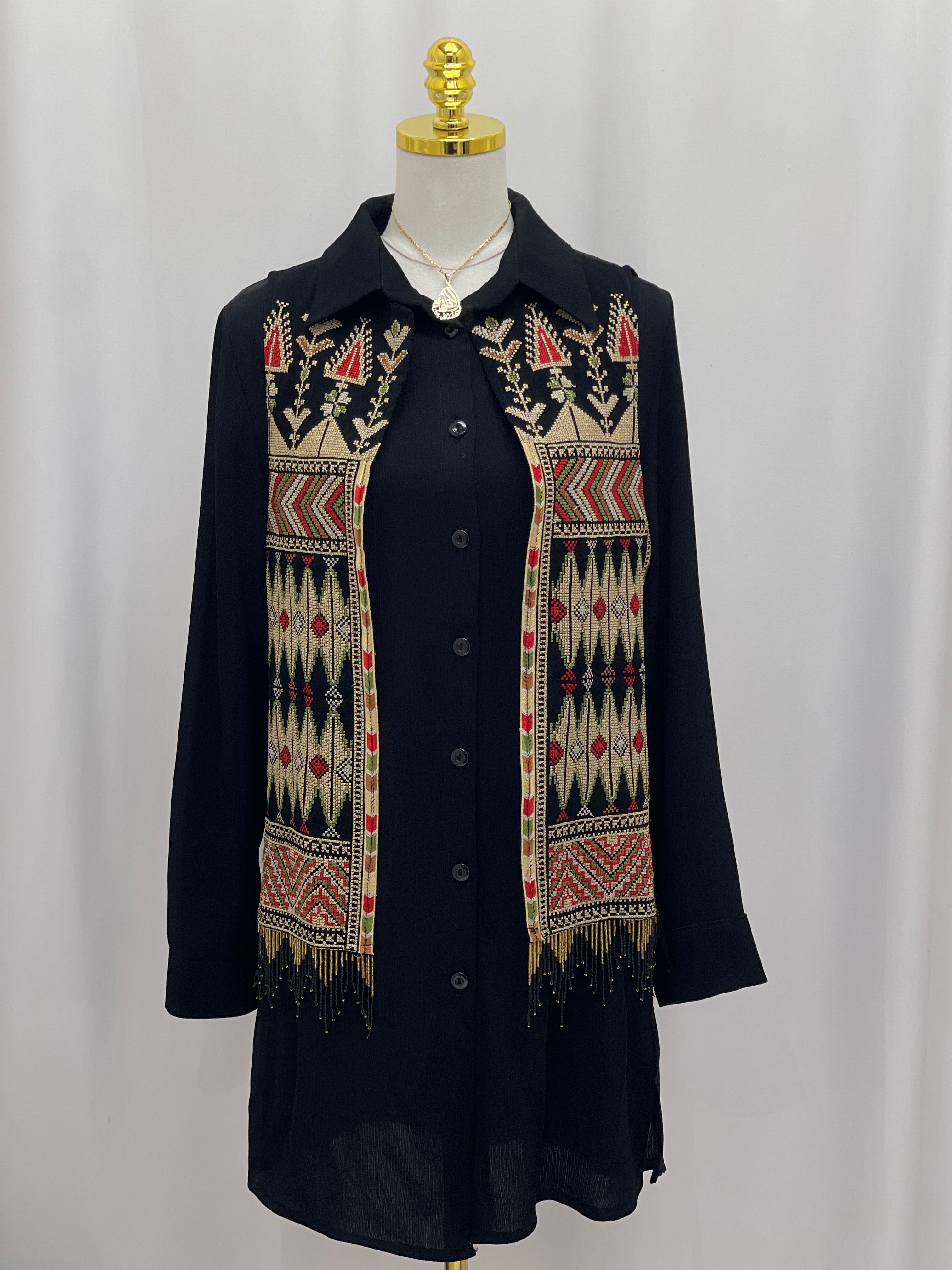 Heritage Beaded Embroidered Vest