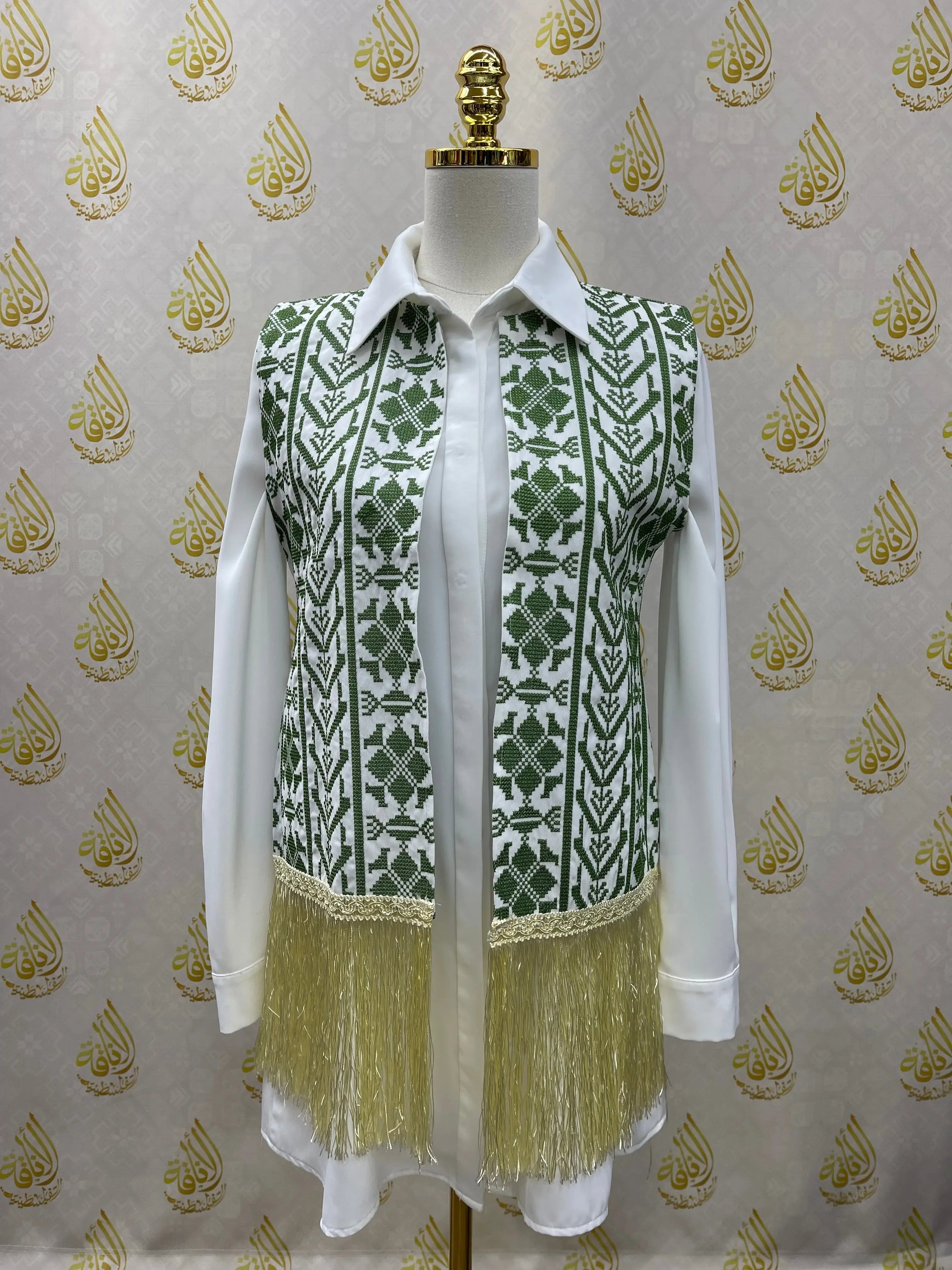Embroidery Tassel Vest: Timeless Elegance and Versatile Style Palestinian Elegance