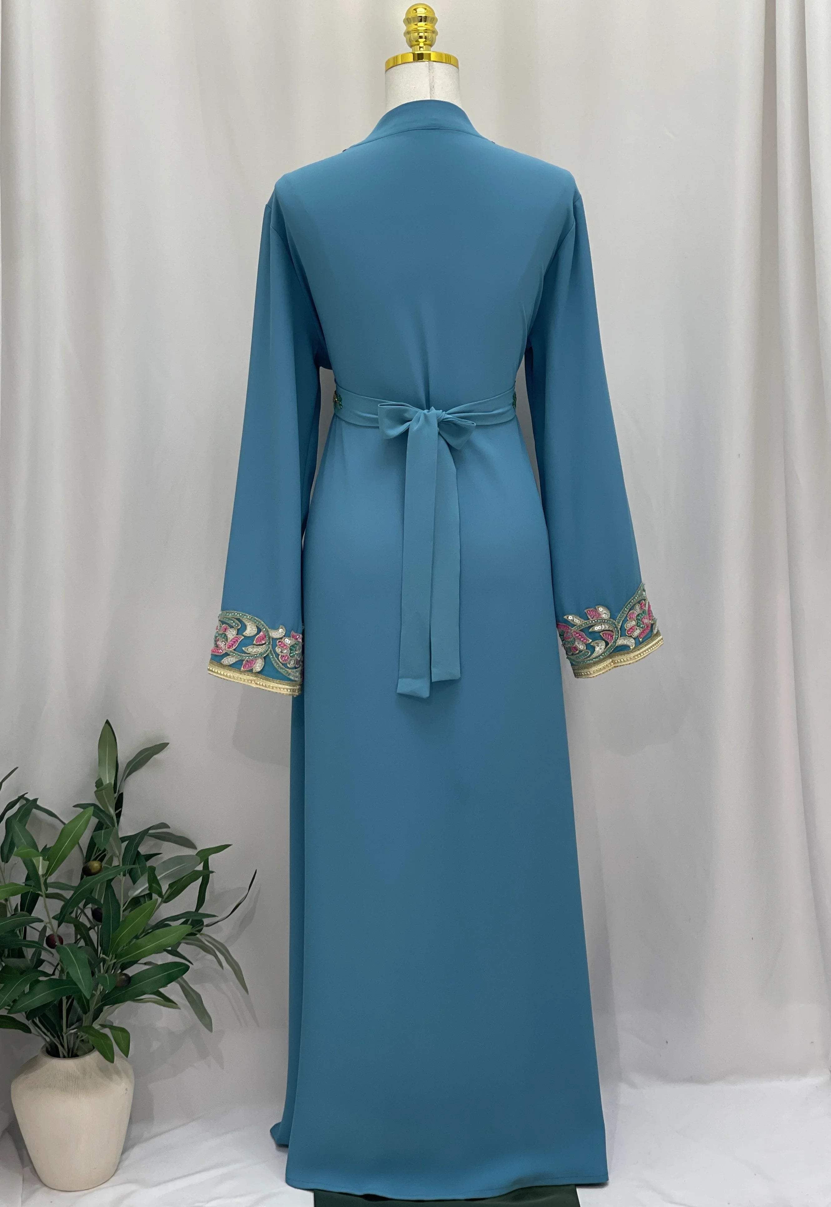 Turquoise Whisper Kaftan