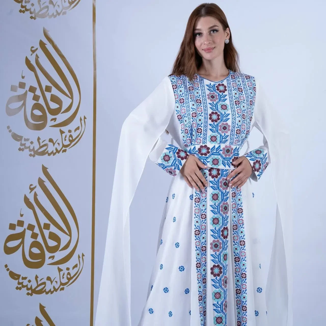 Embroidery Stylish Dress: Sophistication and Elegance Palestinian Elegance