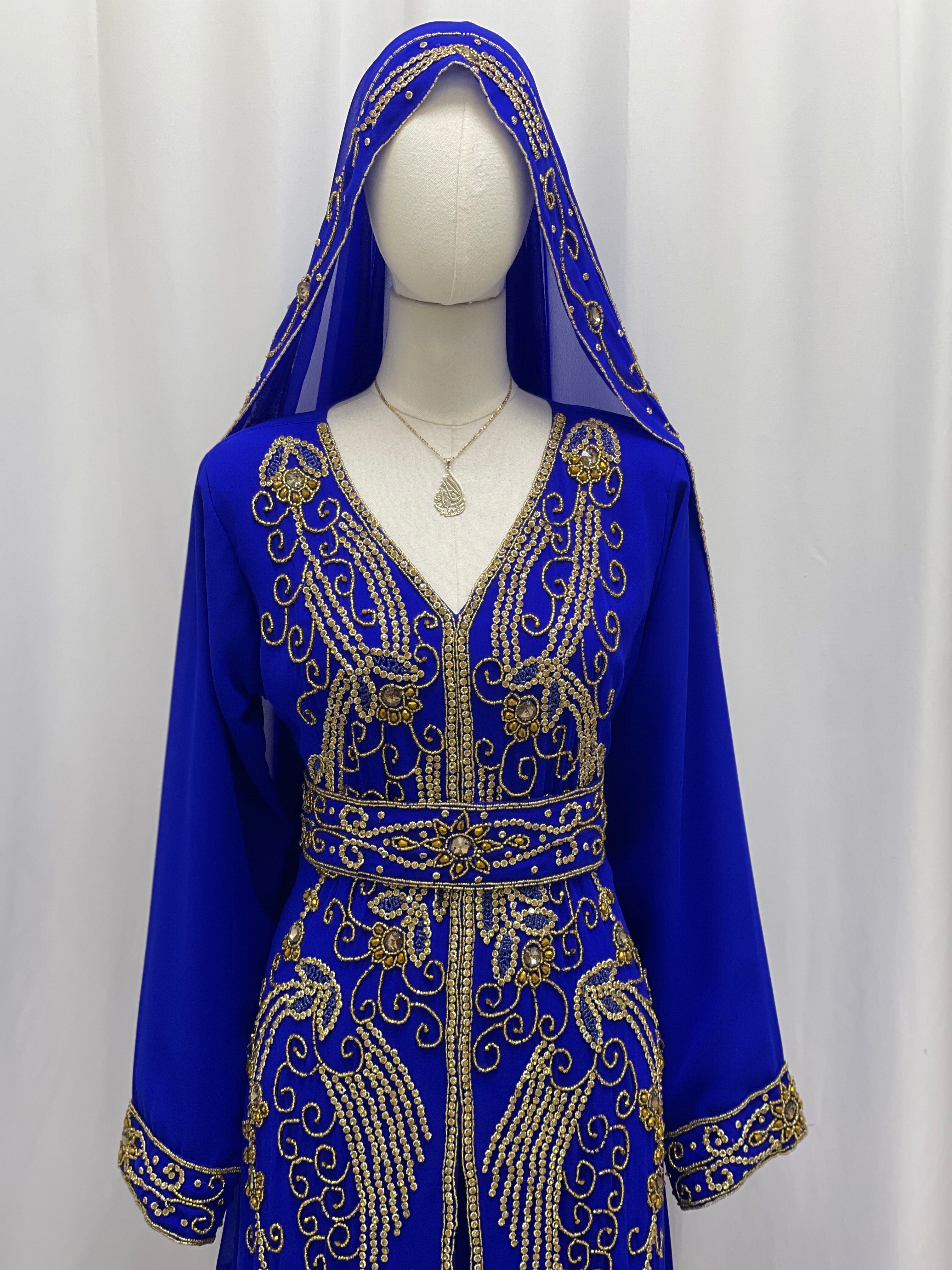 Royal Sapphire Kaftan