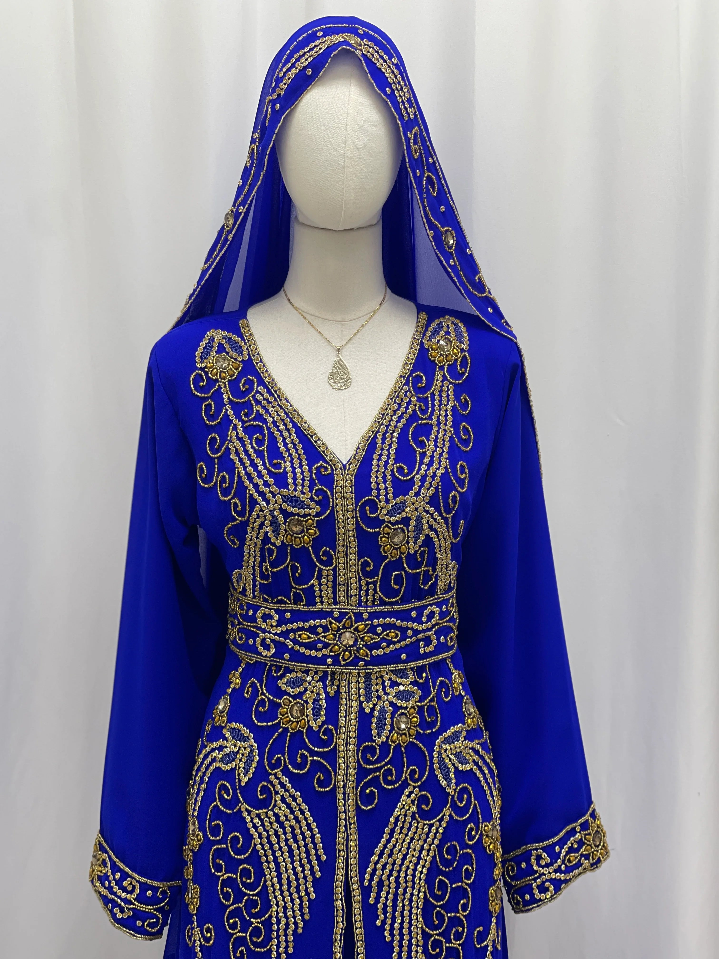 Royal Sapphire Kaftan