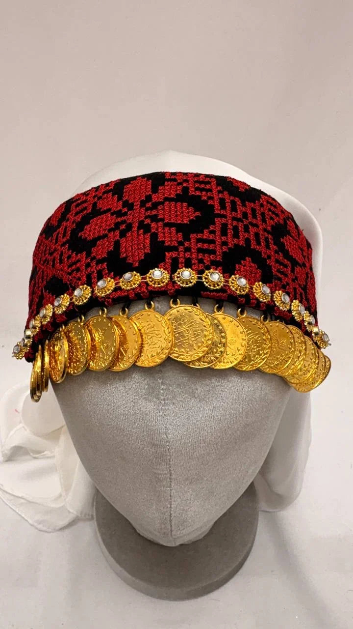 Girls Tatreez Head Lerat: Cultural Elegance and Style for Young Fashionistas - Palestinian Elegance