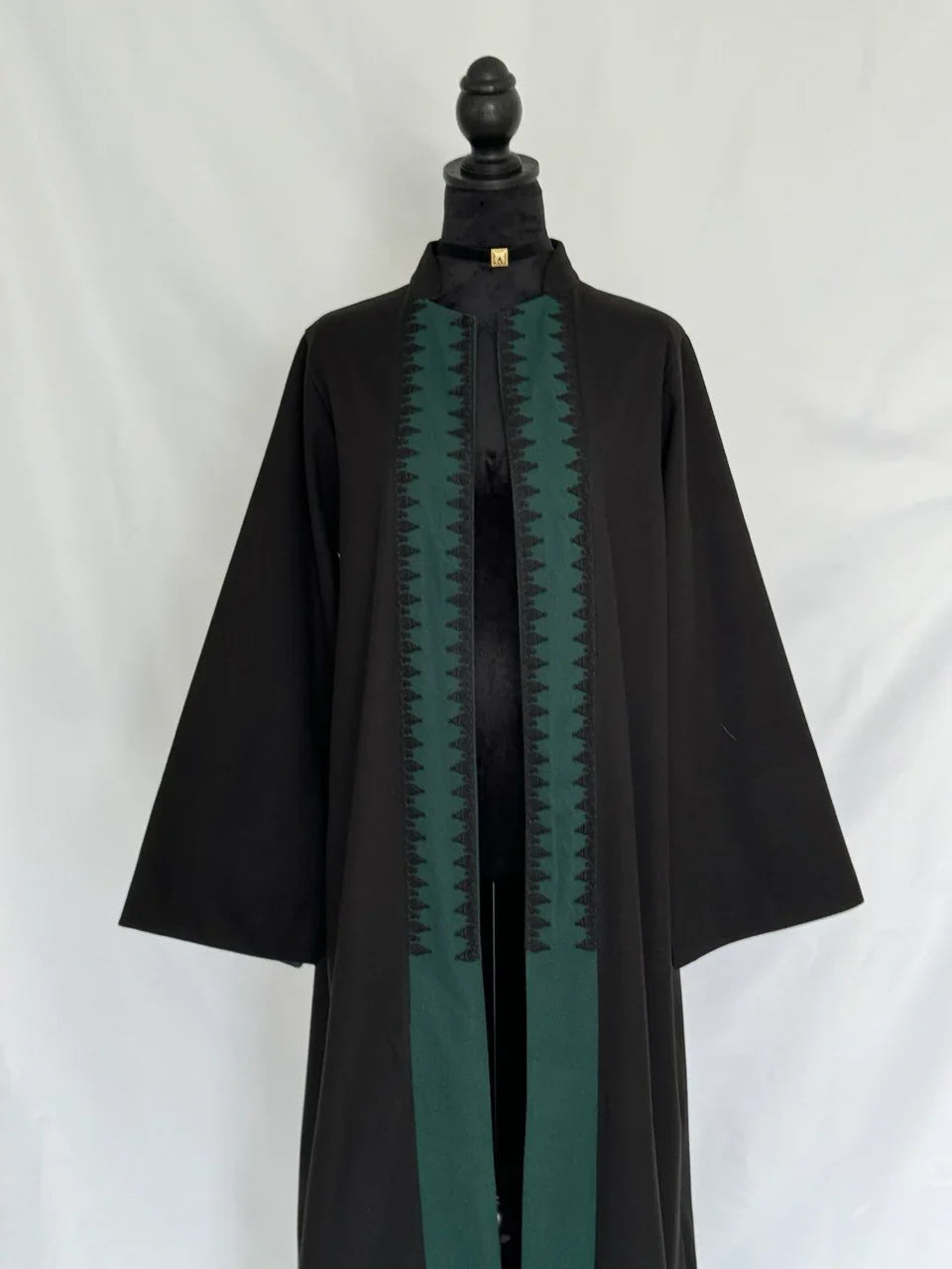 Moroccan Embroidery Kimono- designed in a classic open front silhouette