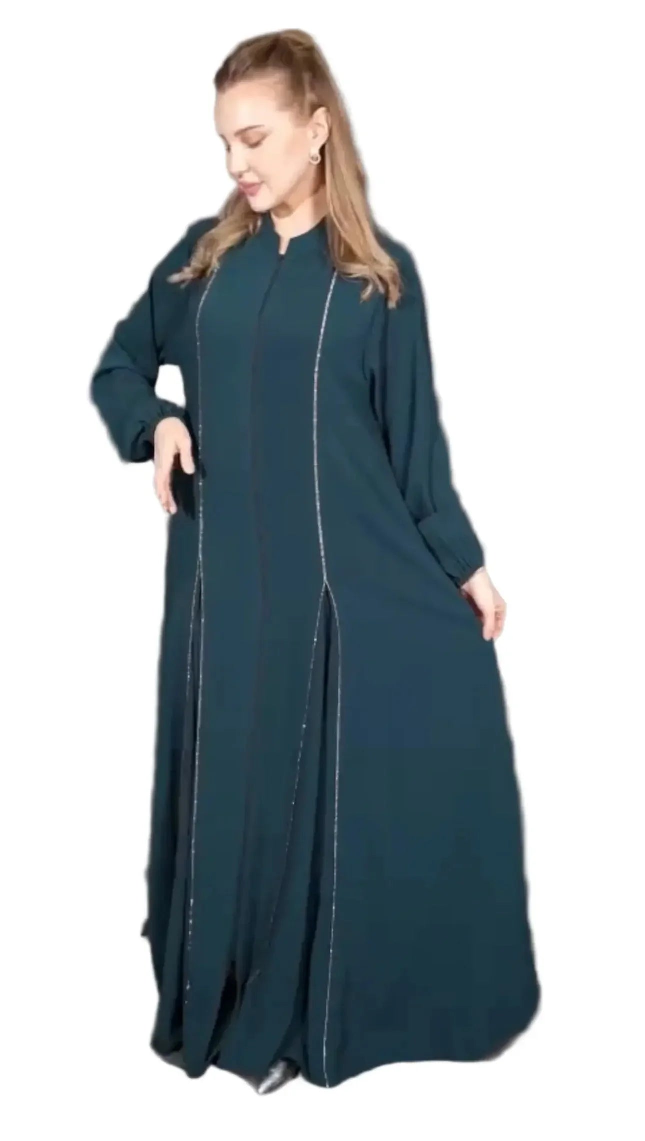 Maxi Yurio Abaya: Traditional Modesty Meets Modern Style - Palestinian Elegance