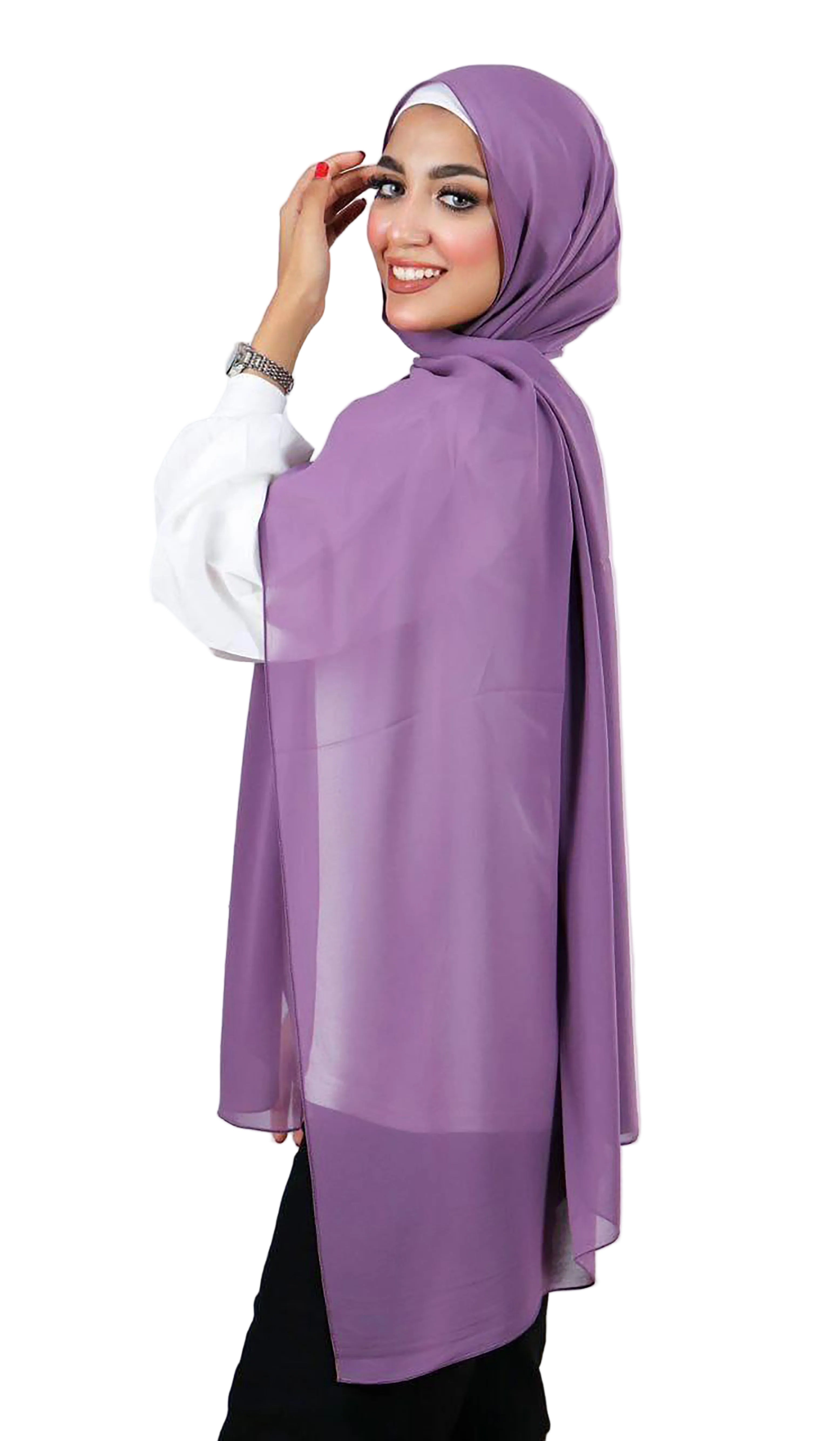 Premium Soft Chiffon Hijab – Classic Collection