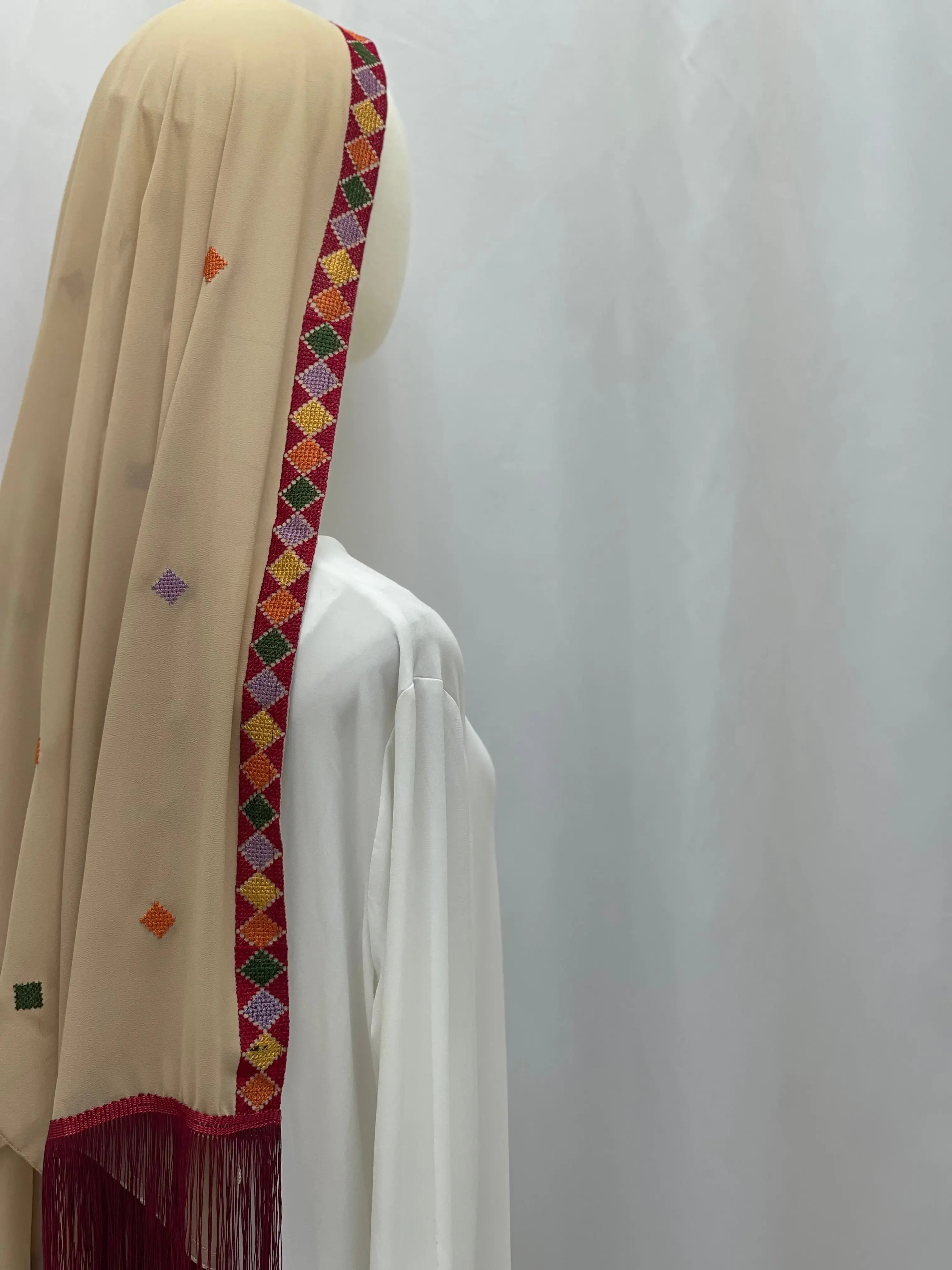 Timeless Sophistication: Embroidered Khirka Palestinian Elegance