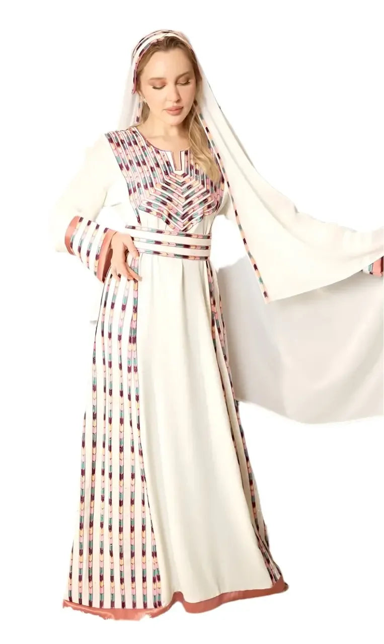 Sabala Embroidery Thoub: Exquisite Craftsmanship and Timeless Elegance Palestinian Elegance