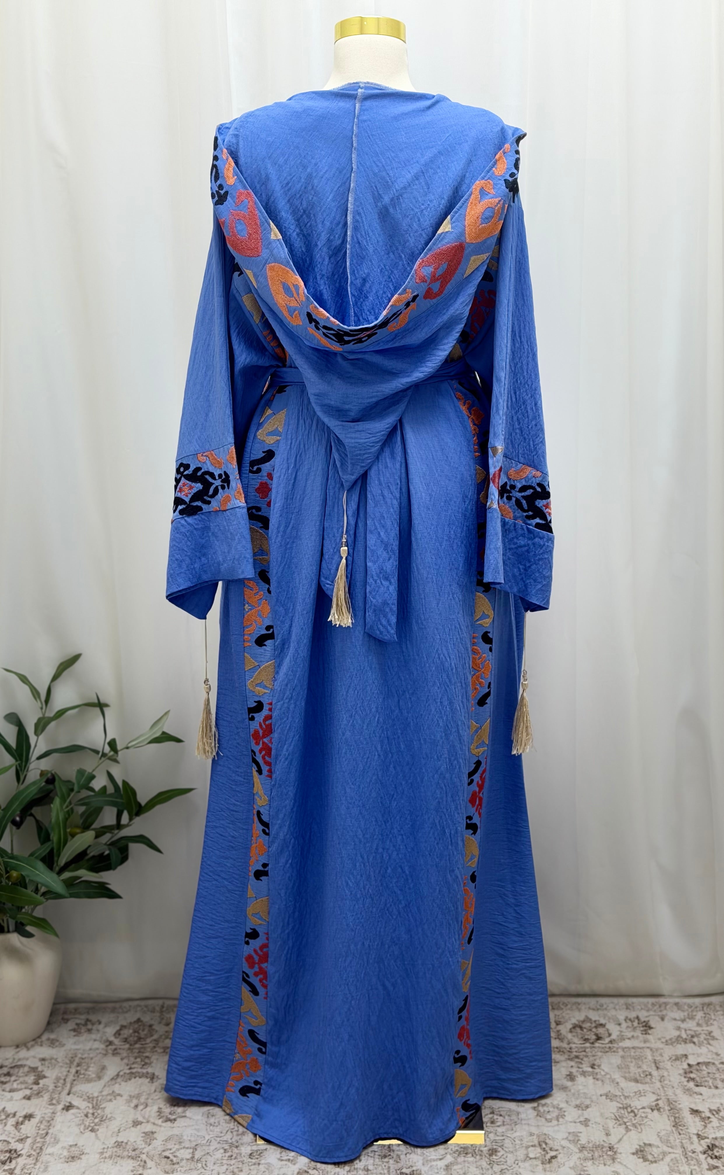 3-Piece Lightweight Soft Linen Women's Abaya Set - Modern and Comfortable Design
