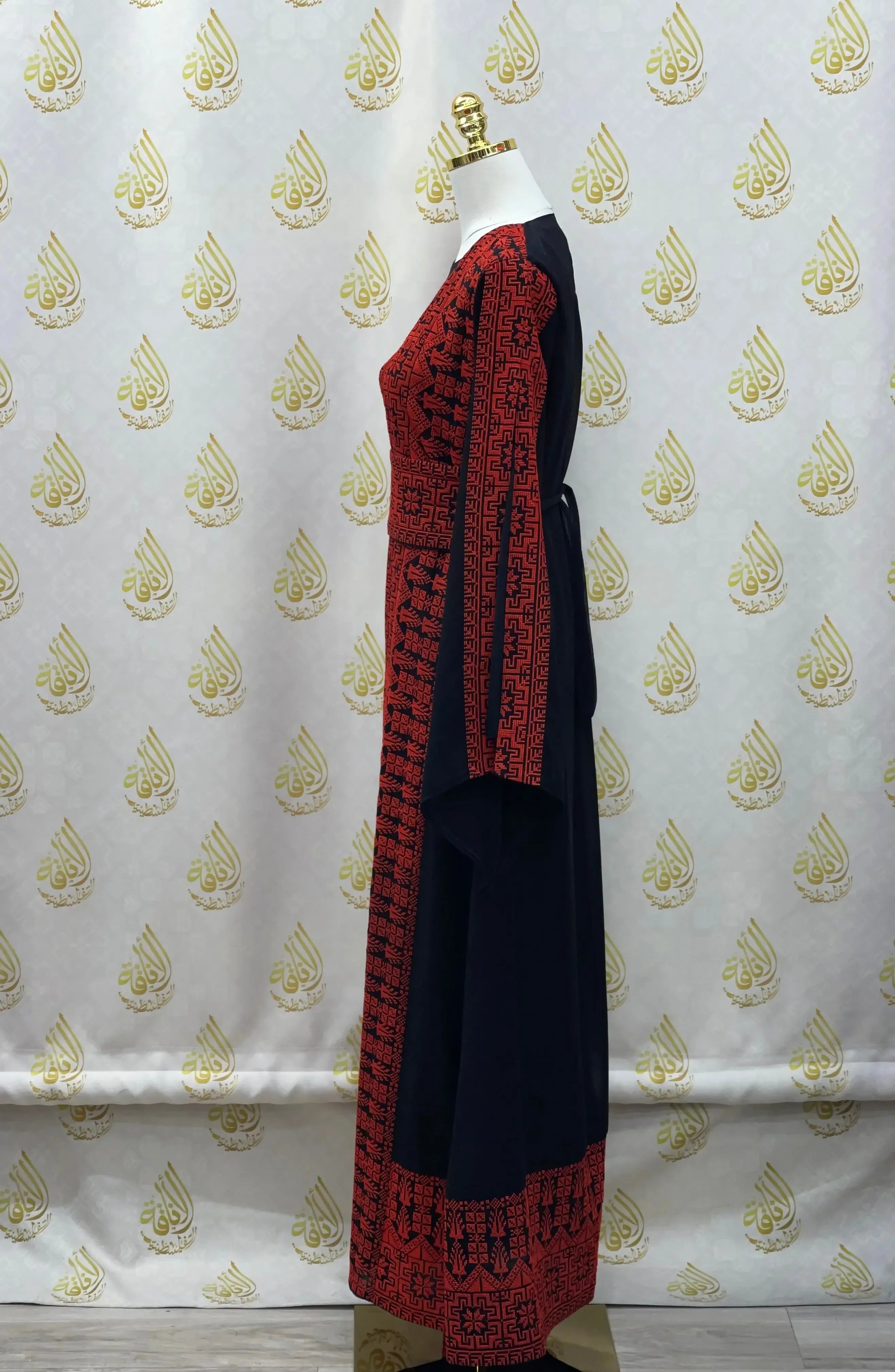 2pc Chiffon Embroidery Set: Elegant Sophistication and Comfort Palestinian Elegance