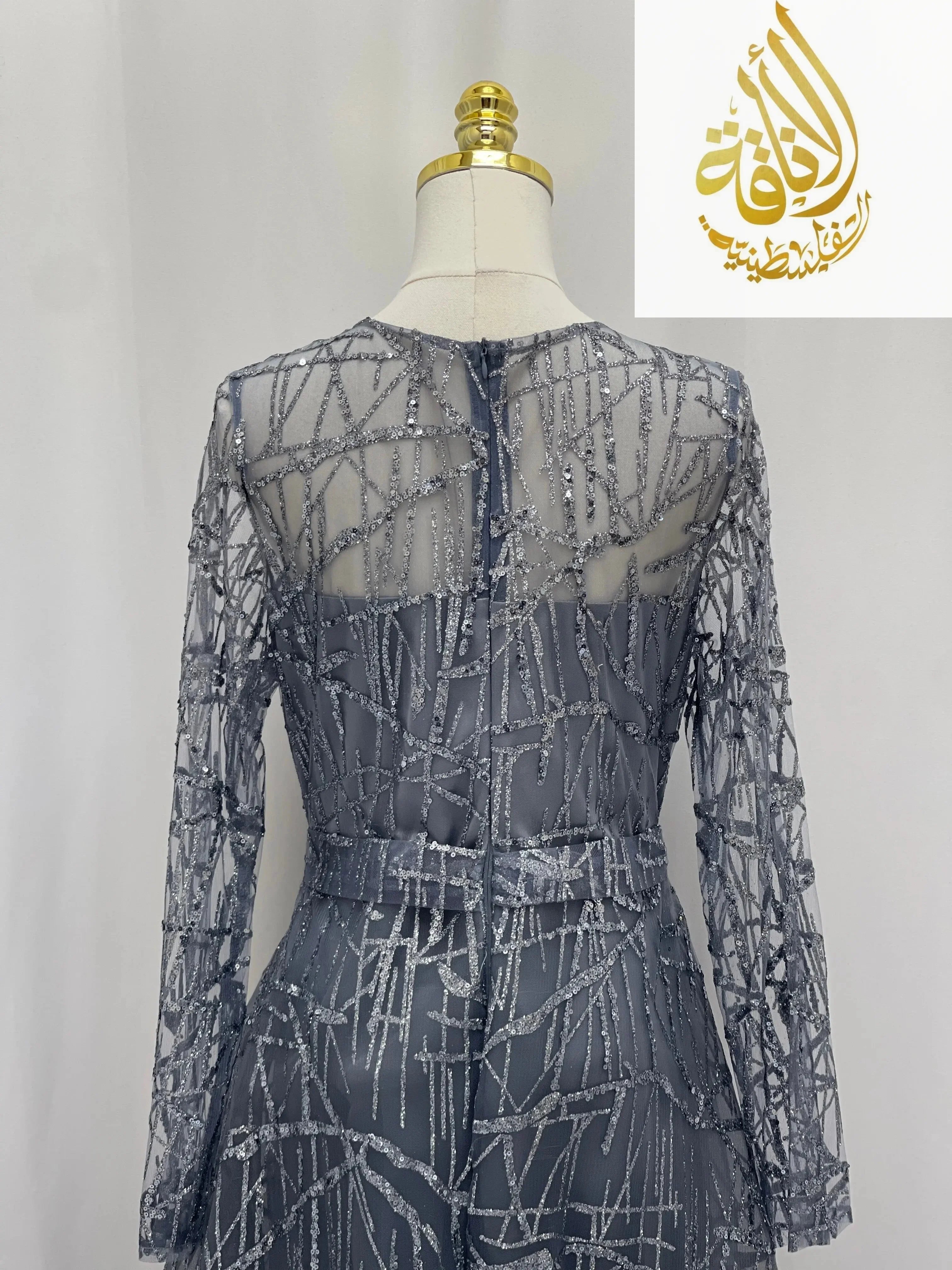 Amira Sparkle Gown Palestinian Elegance