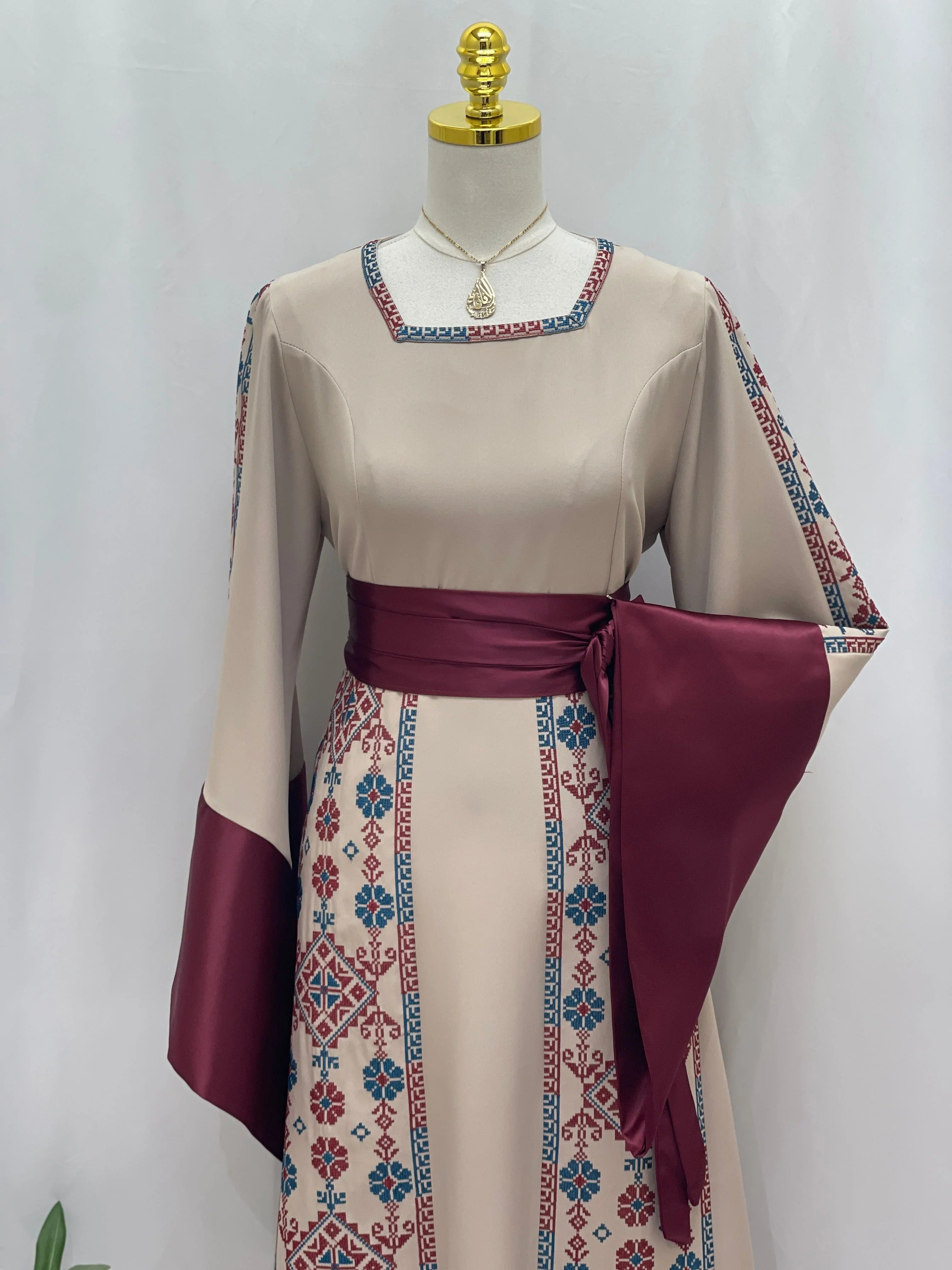 Ansam Heritage Thoub Dress Palestinian Elegance