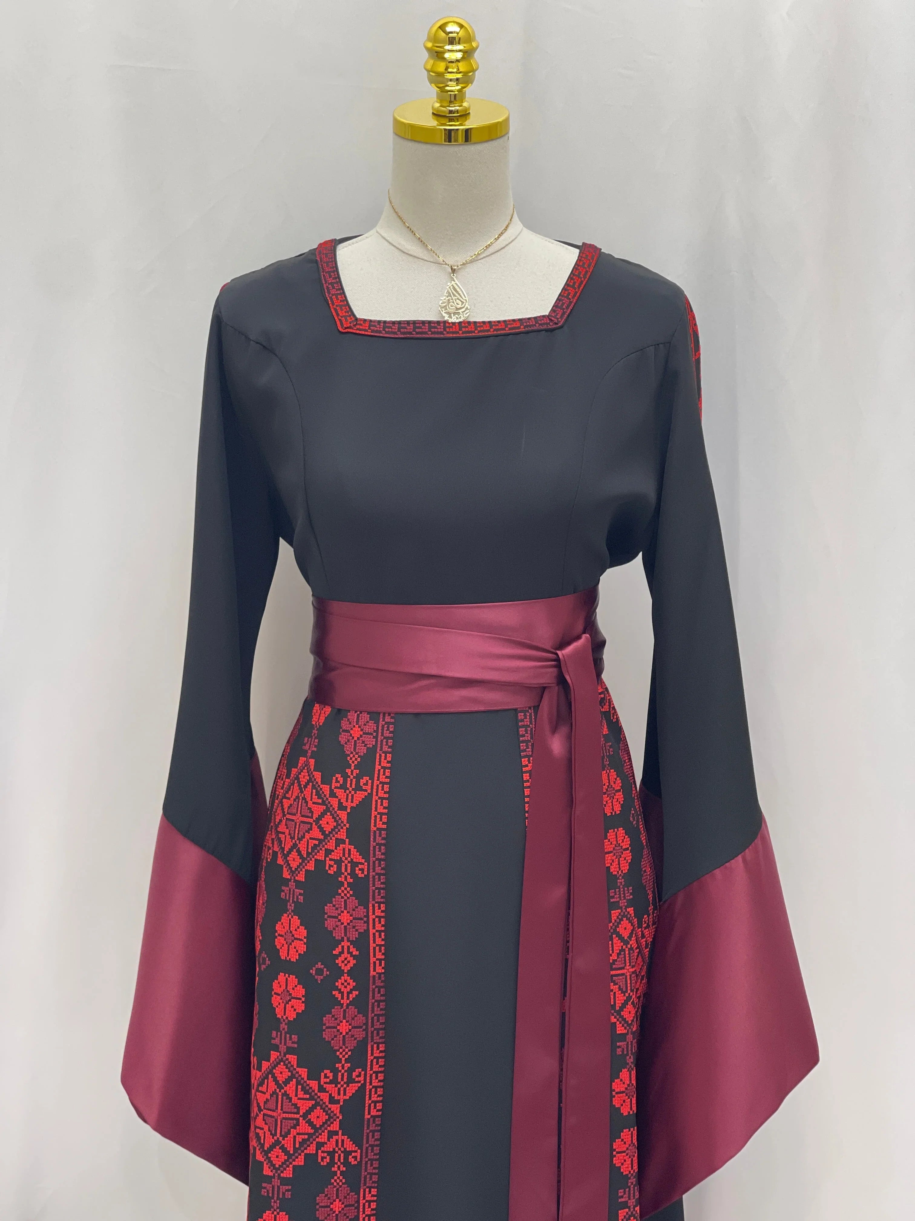 Ansam Heritage Thoub Dress Palestinian Elegance