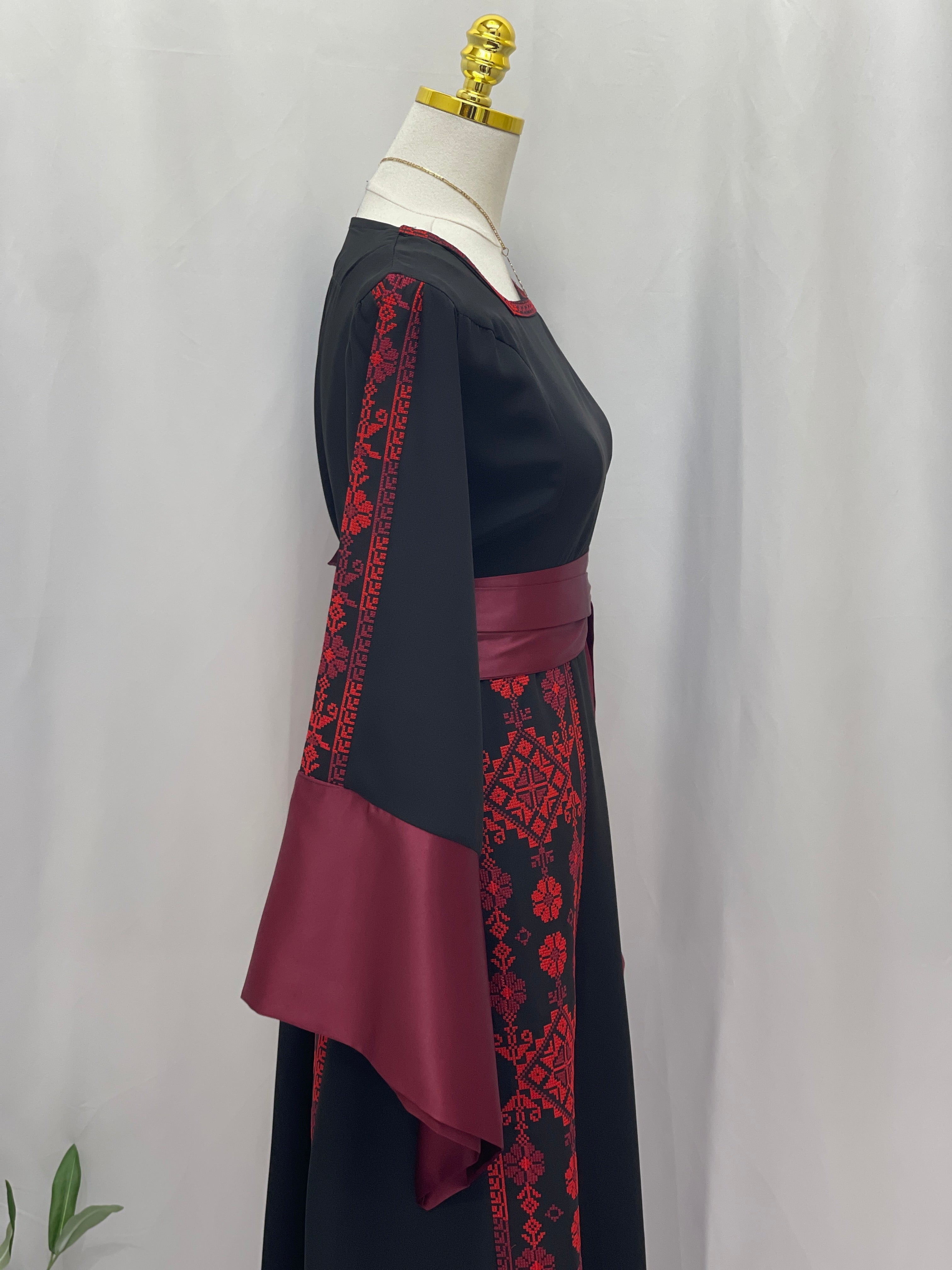 Ansam Heritage Thoub Dress Palestinian Elegance