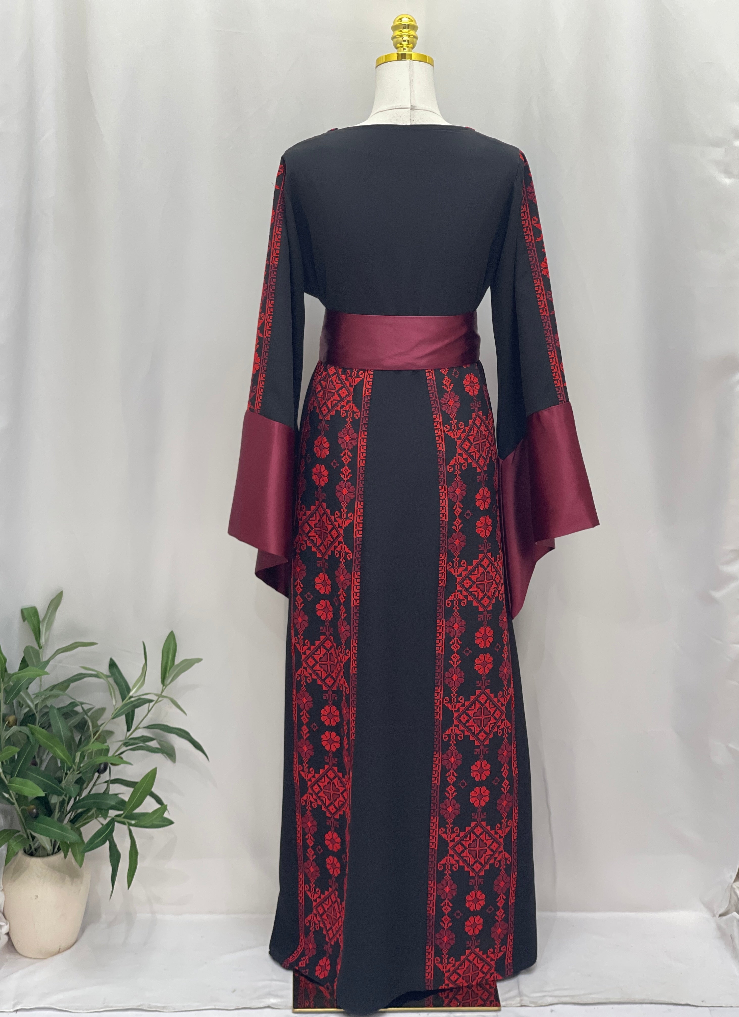 Ansam Heritage Thoub Dress Palestinian Elegance