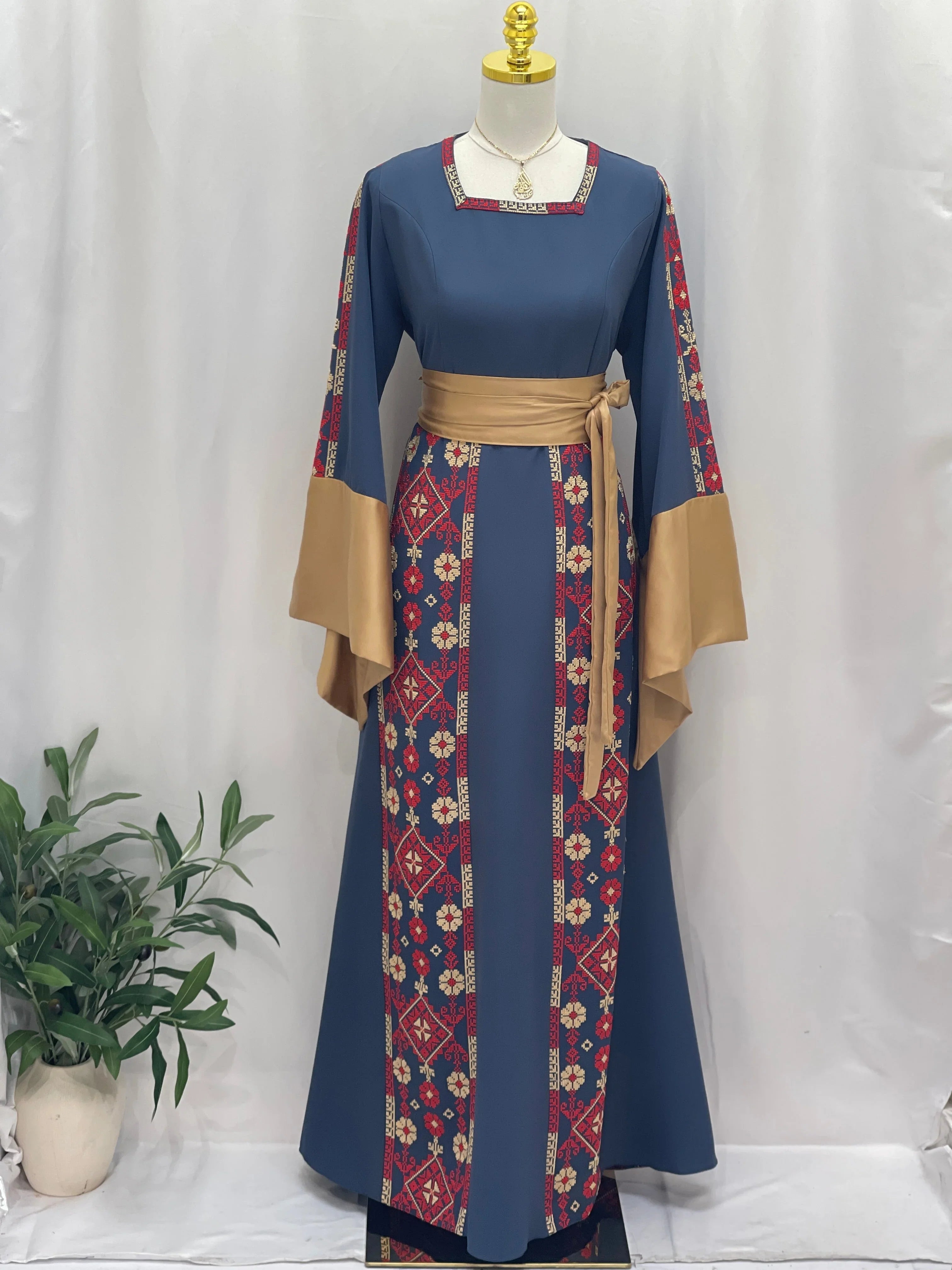 Ansam Heritage Thoub Dress Palestinian Elegance