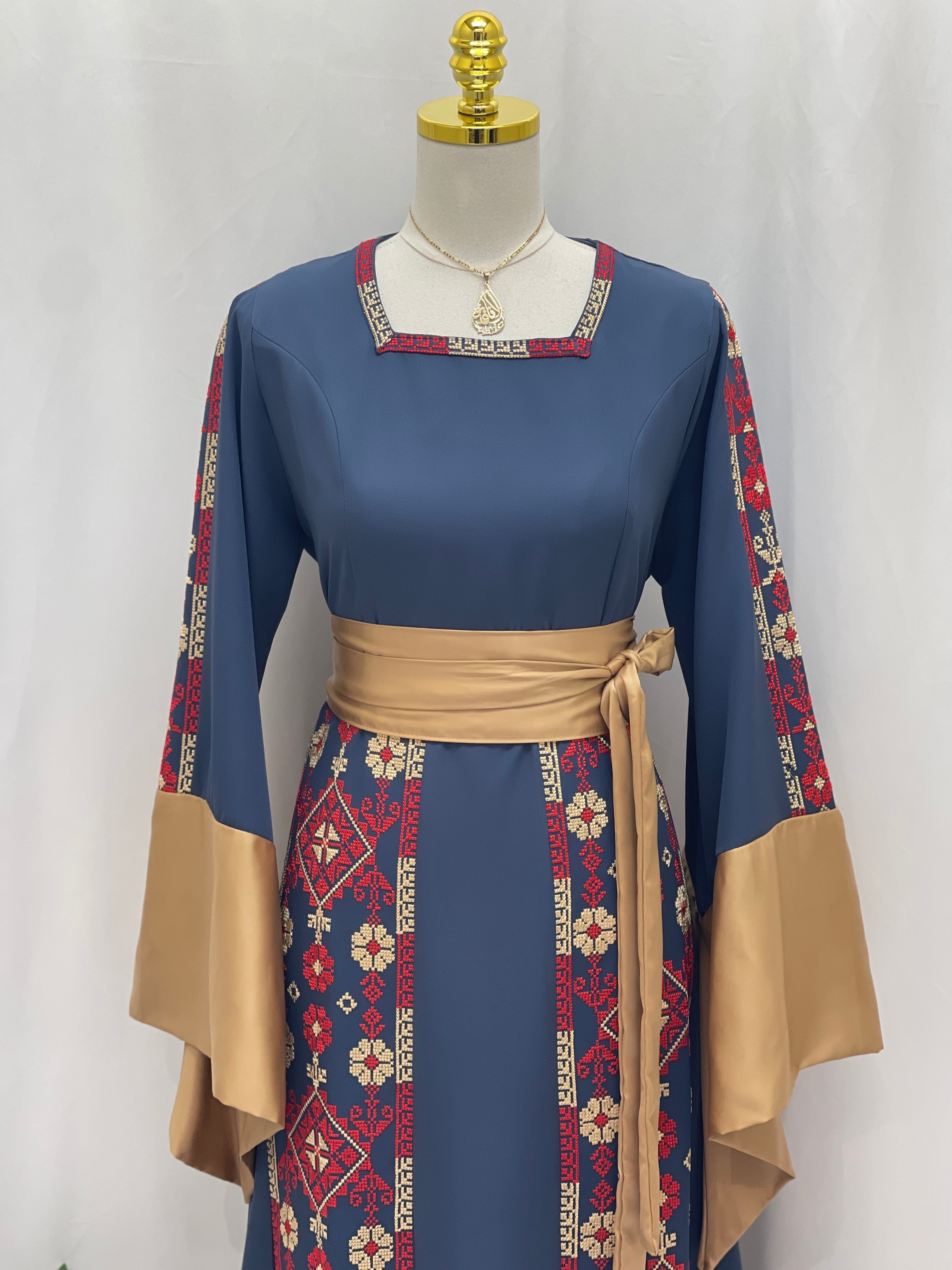 Ansam Heritage Thoub Dress Palestinian Elegance