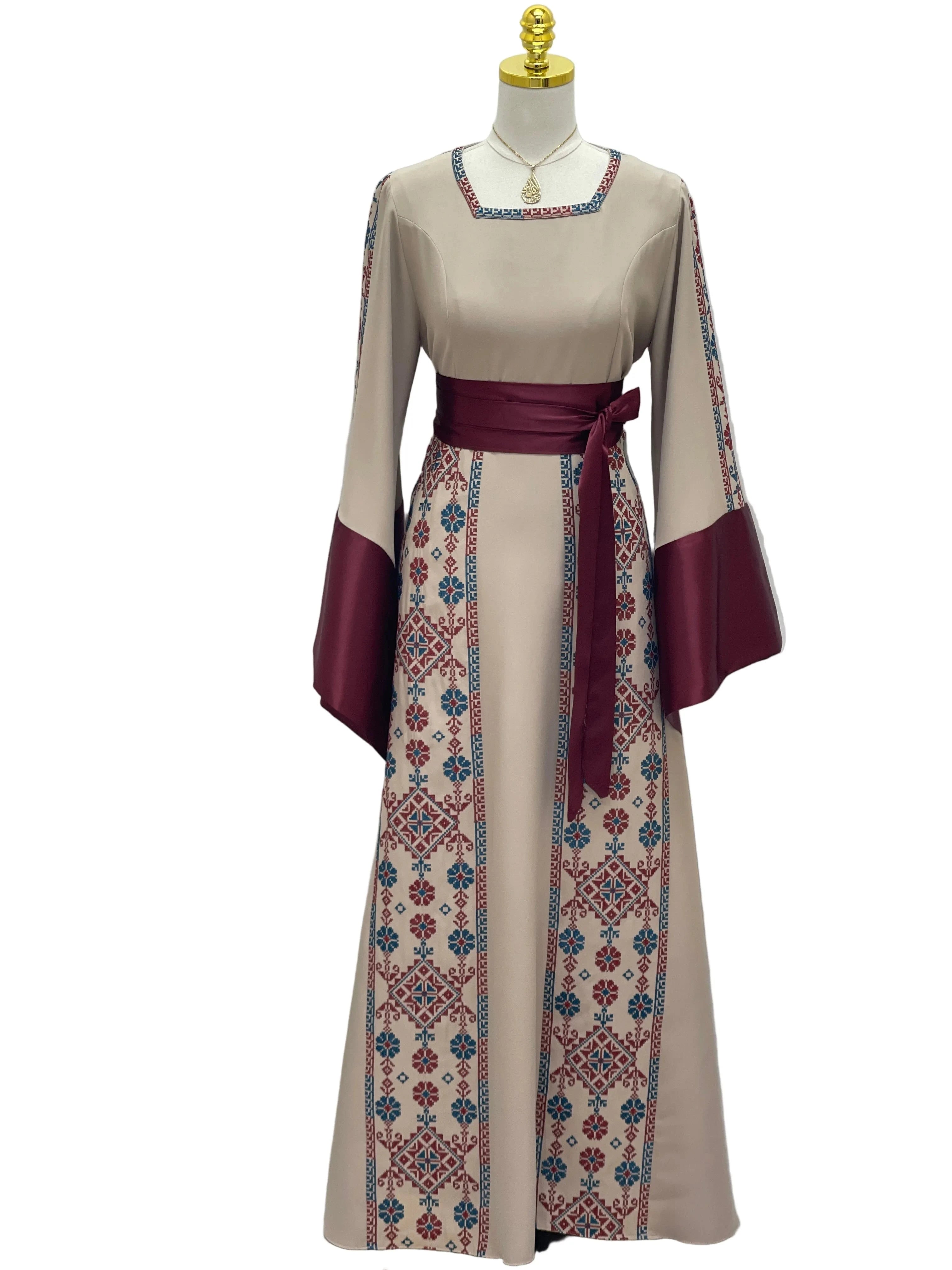 Ansam Heritage Thoub Dress Palestinian Elegance