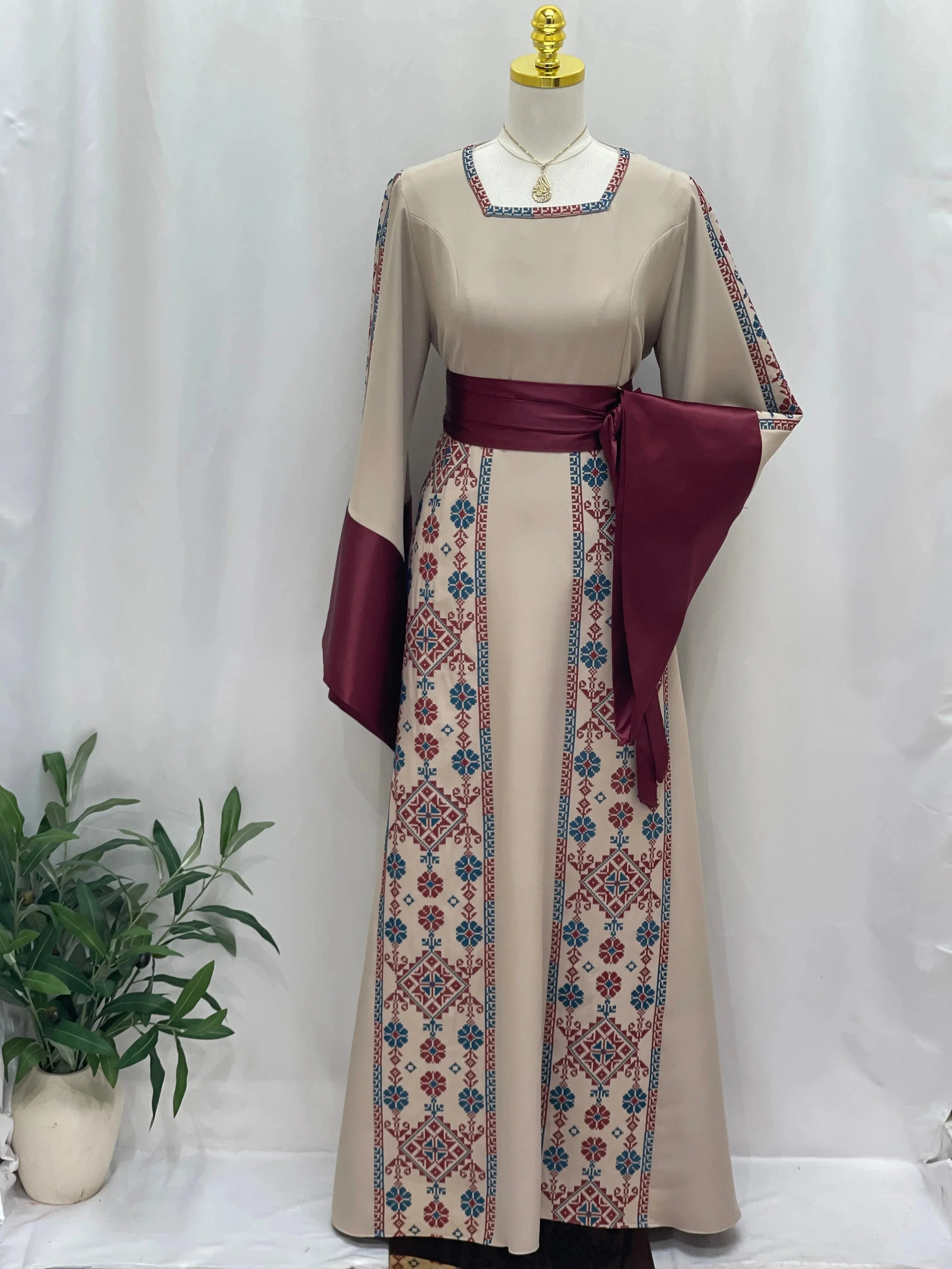 Ansam Heritage Thoub Dress Palestinian Elegance