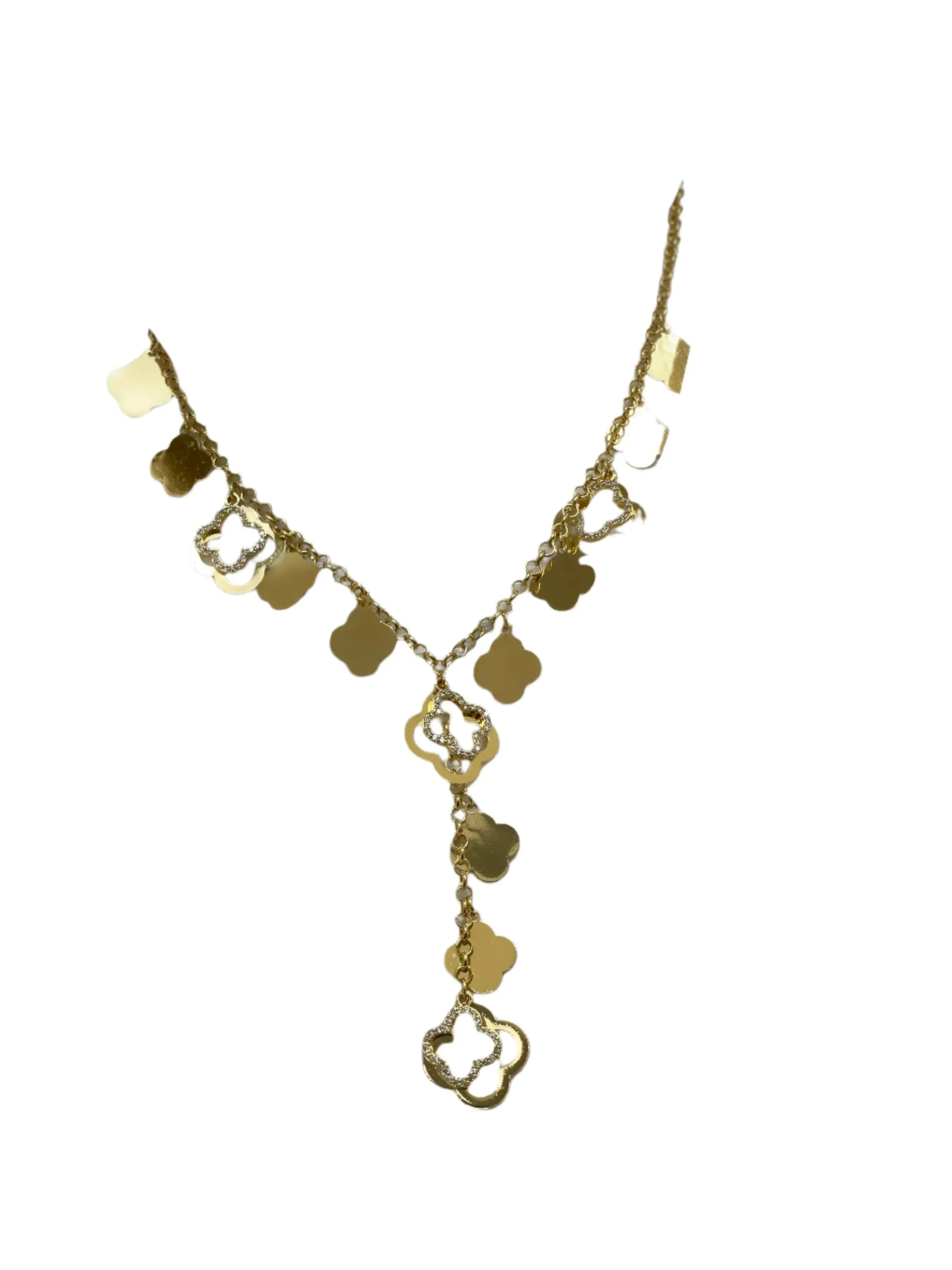 Timeless Sophistication: Susa Plated Gold Necklace Palestinian Elegance