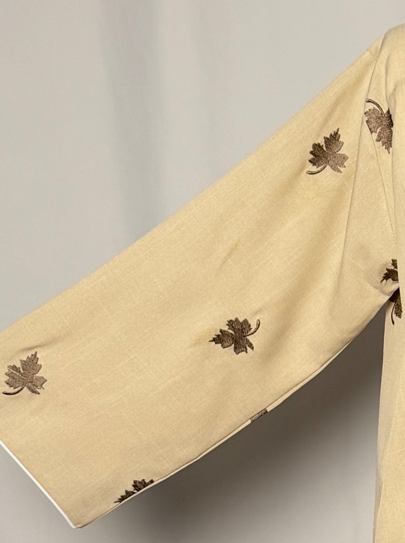 Desert Leaf Linen Dubai Abaya