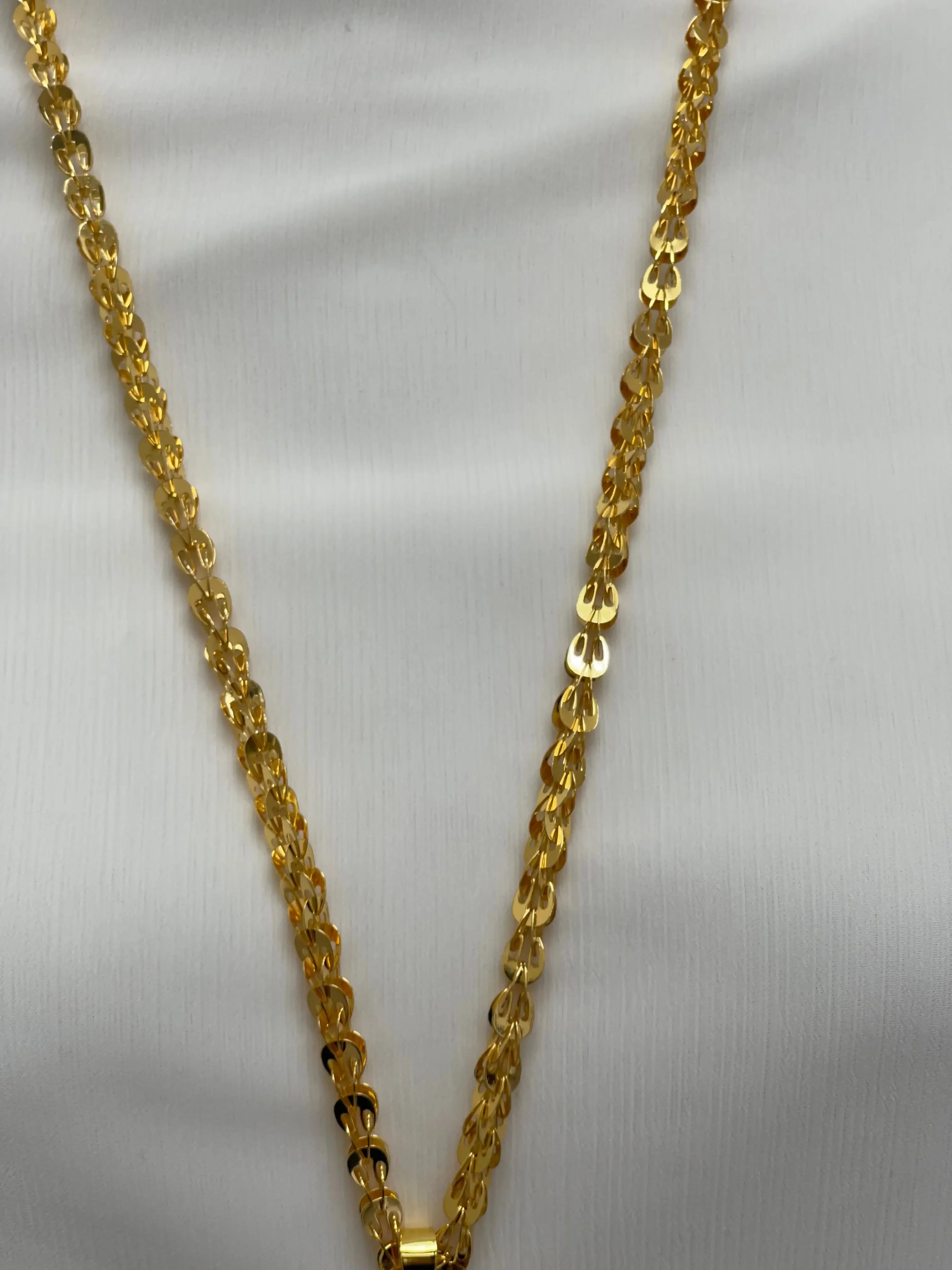 Elegance in Detail: An Ounce Of A Rose Fashion Jewelry Long Chain Palestinian Elegance