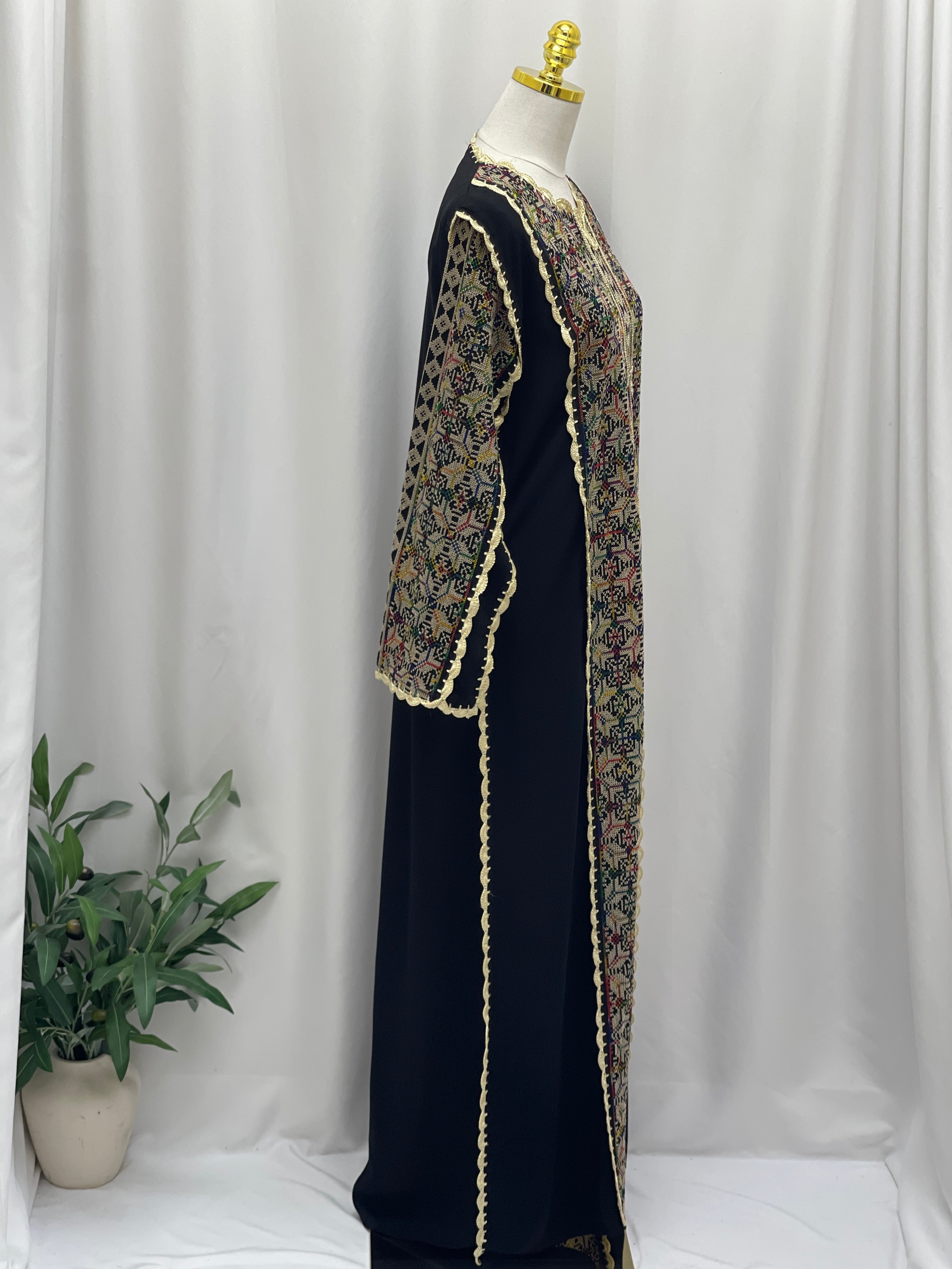 Heritage Threads Embroidered Abaya