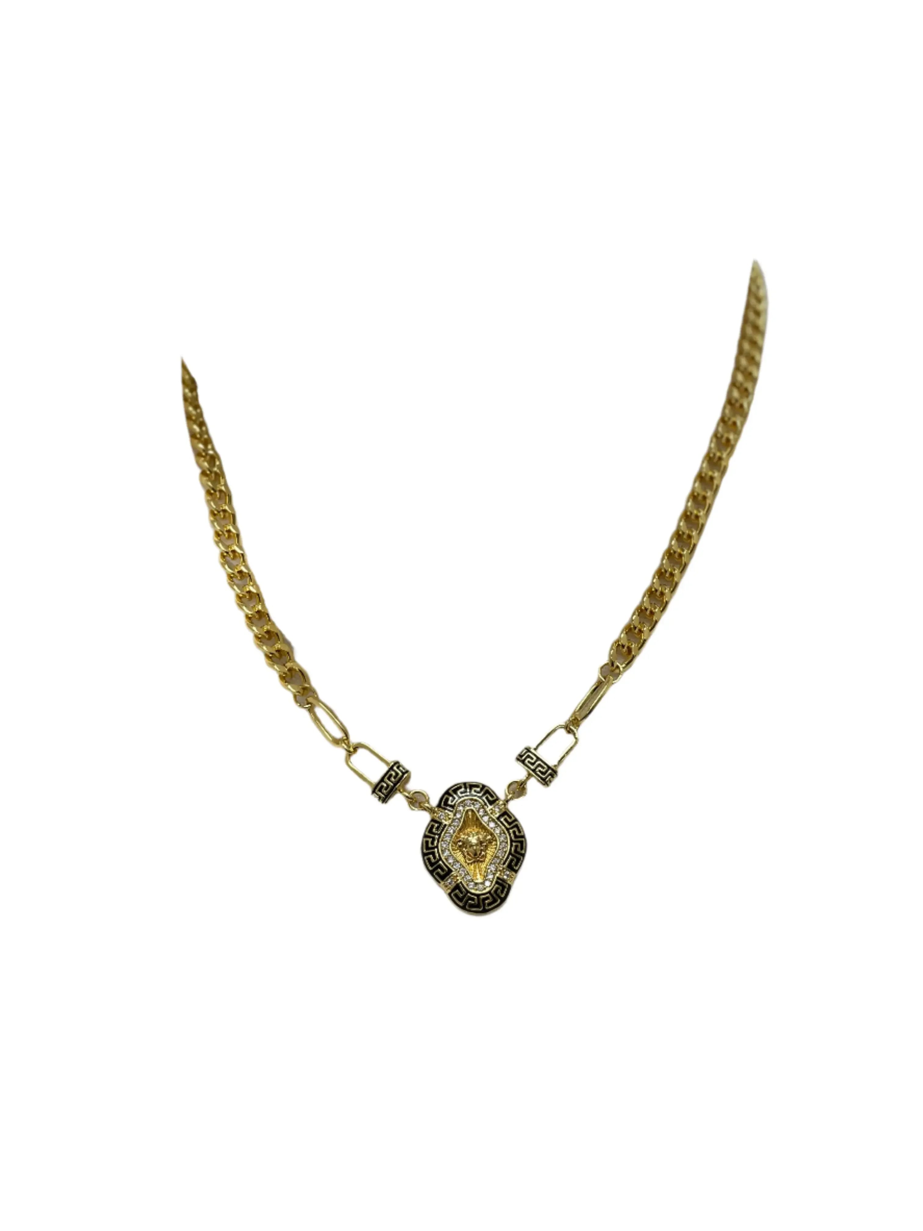 Timeless Elegance: Unique Gold Plated Necklace Palestinian Elegance