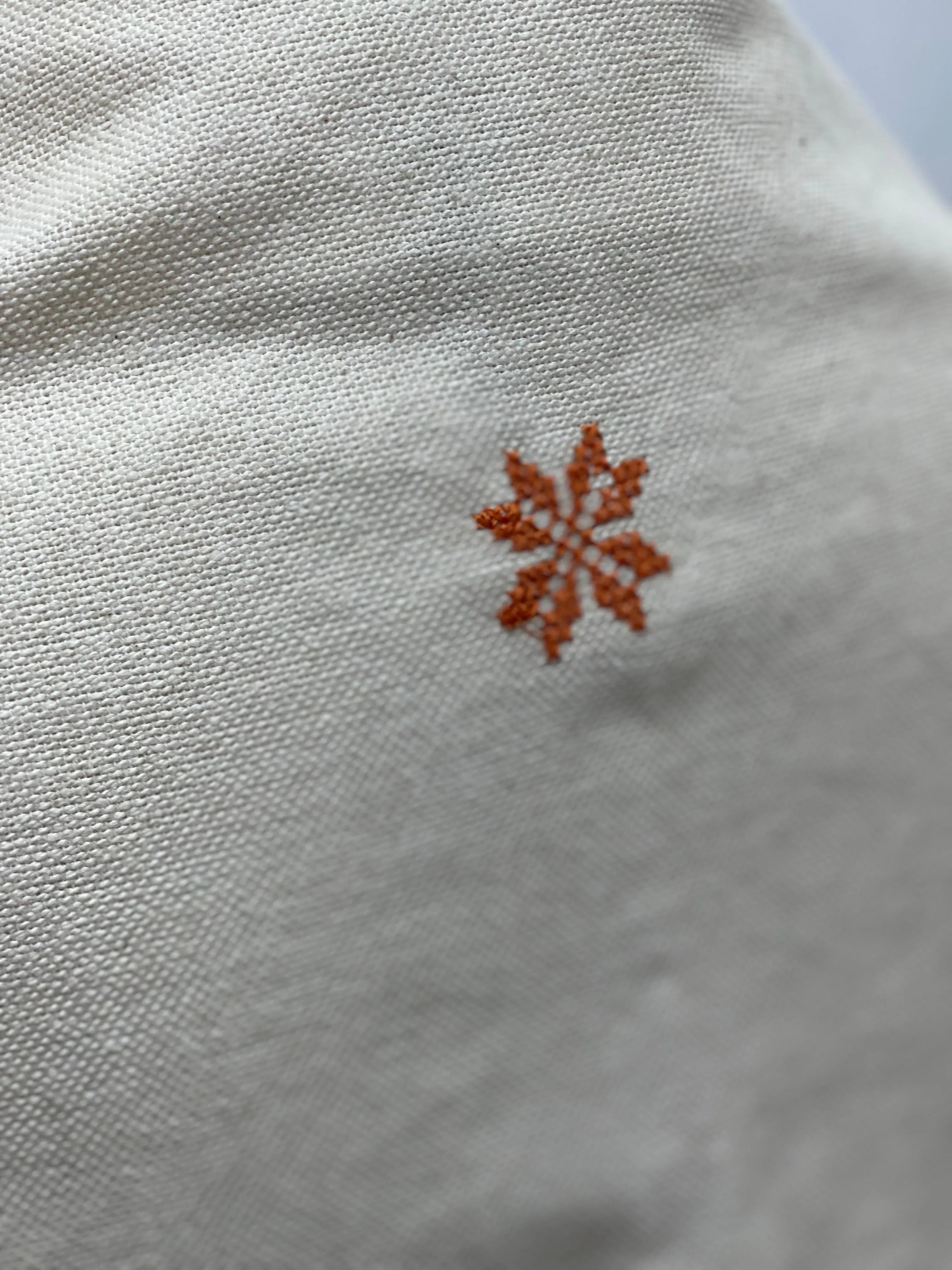 Luxurious Elegance: Embroidered Etamin Shwal Palestinian Elegance