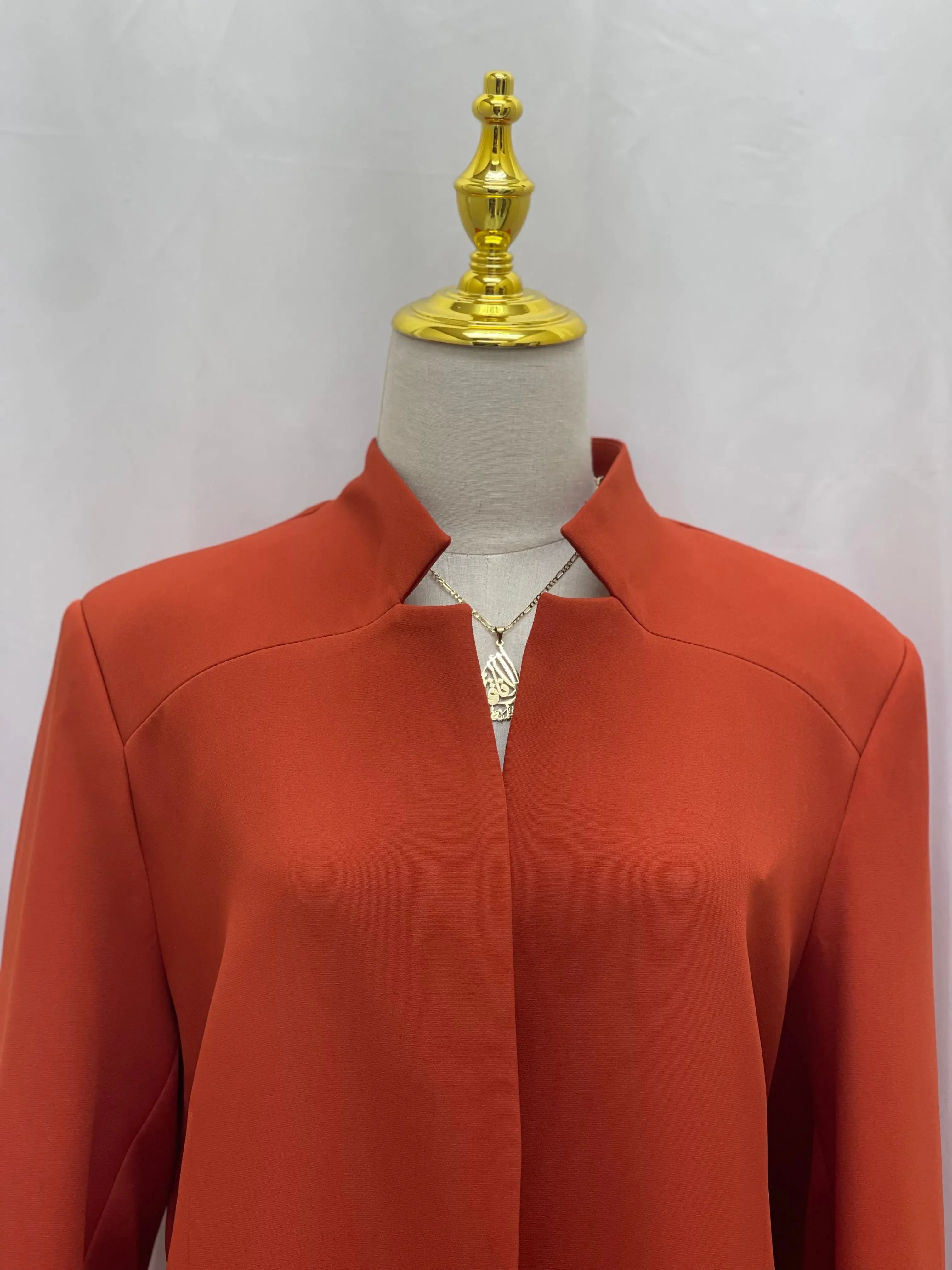 Sleek Sophistication: The Long Blazer Palestinian Elegance