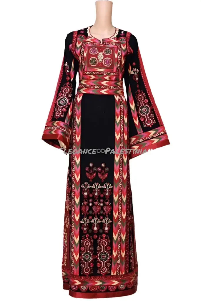 Thoub Ghazal: Elegance and Grace for Special Occasions Palestinian Elegance