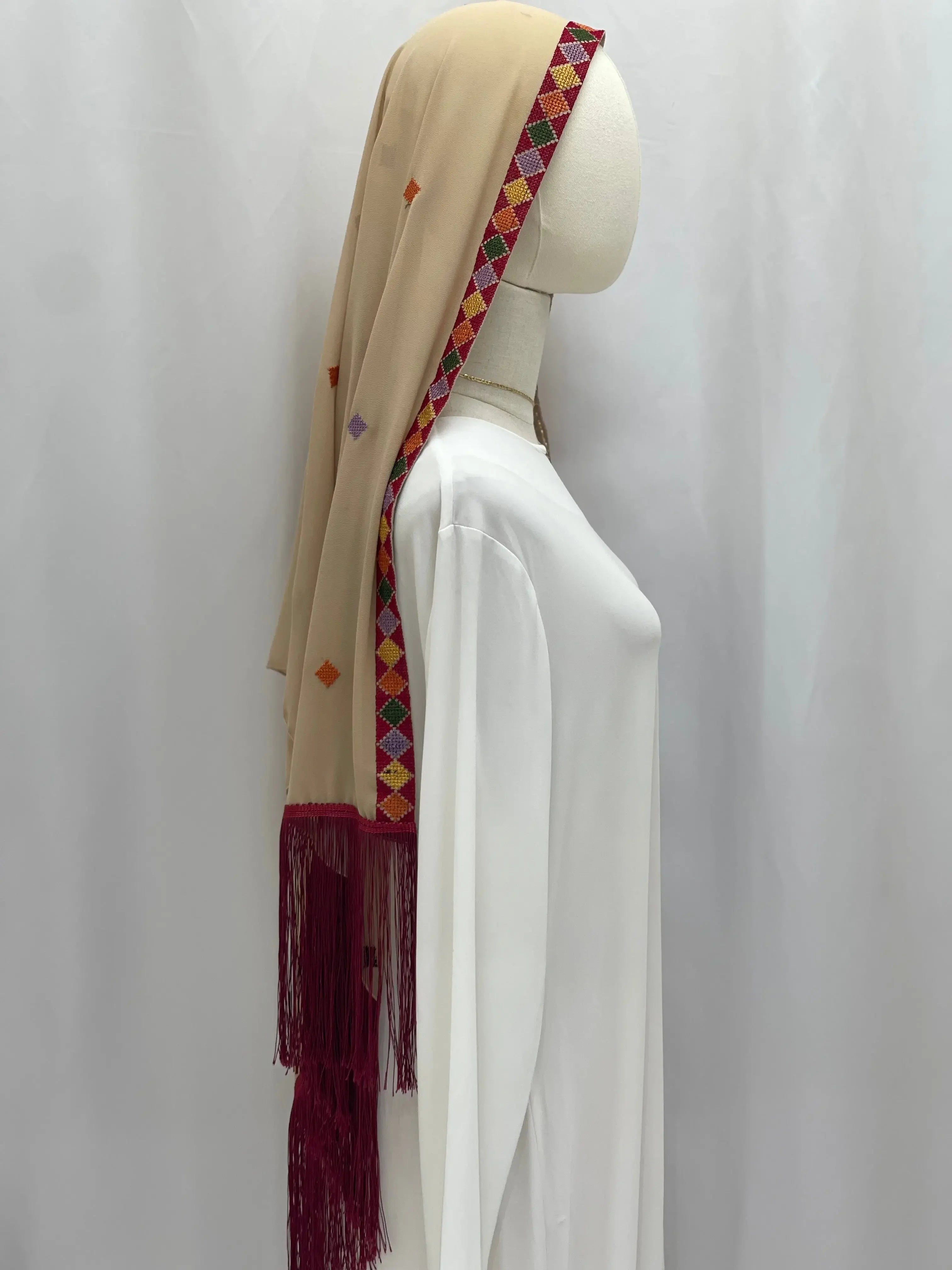 Timeless Sophistication: Embroidered Khirka Palestinian Elegance