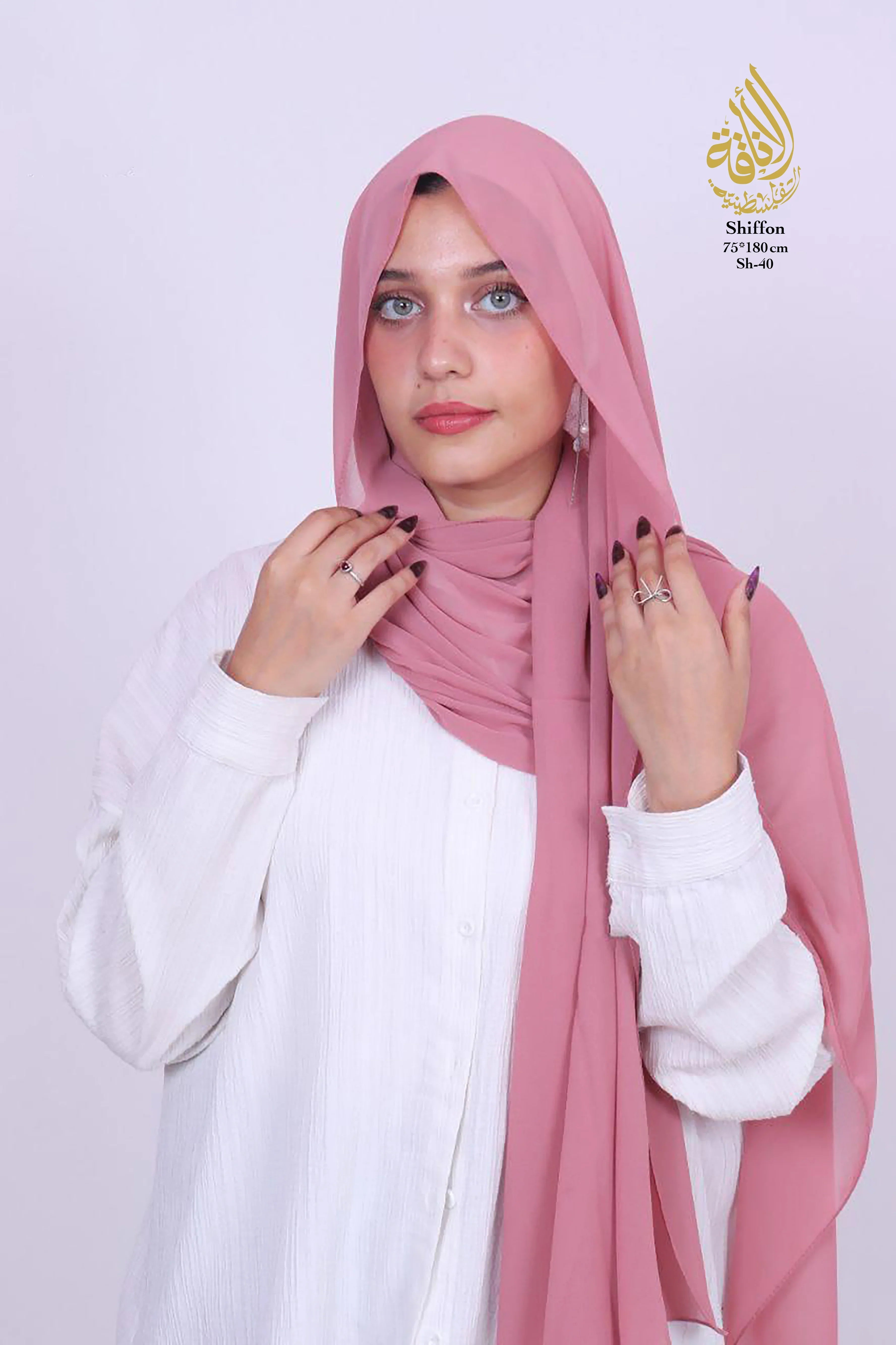 Soft Flow Chiffon Hijab – Premium Flowing Modest Fashion