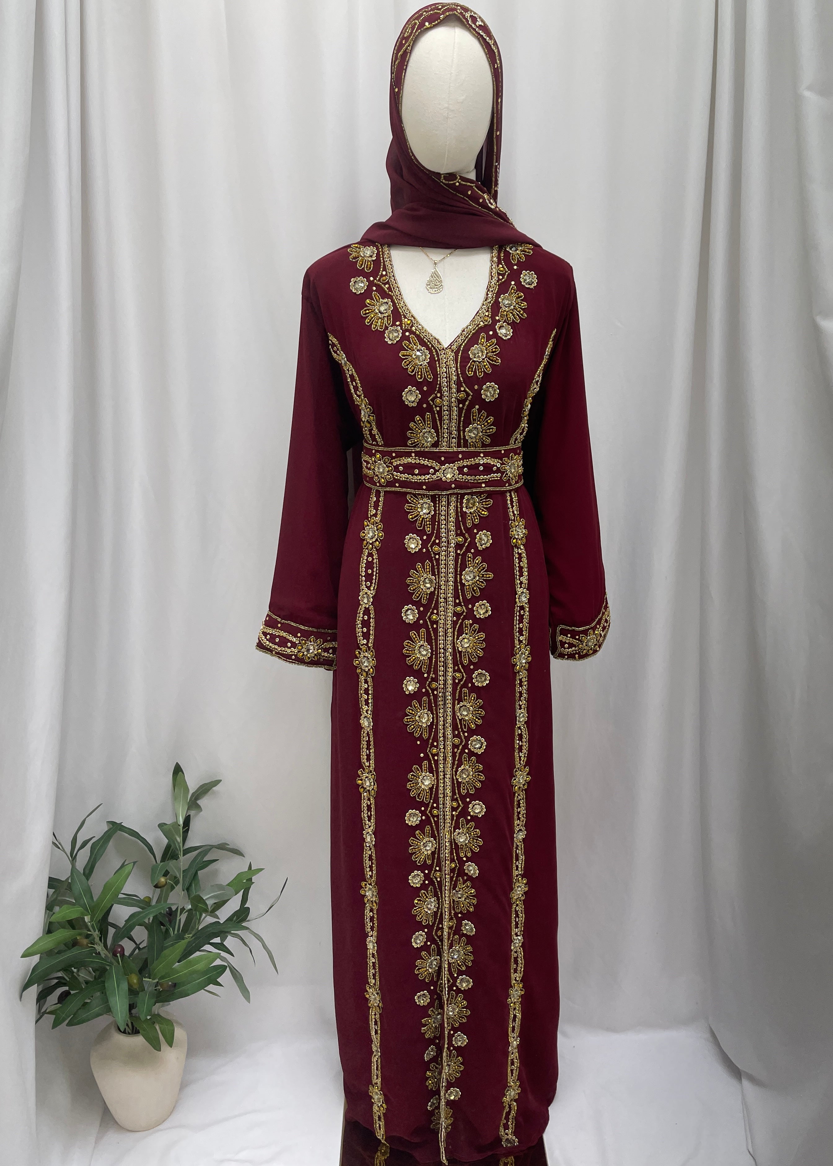 Crimson Royal Kaftan
