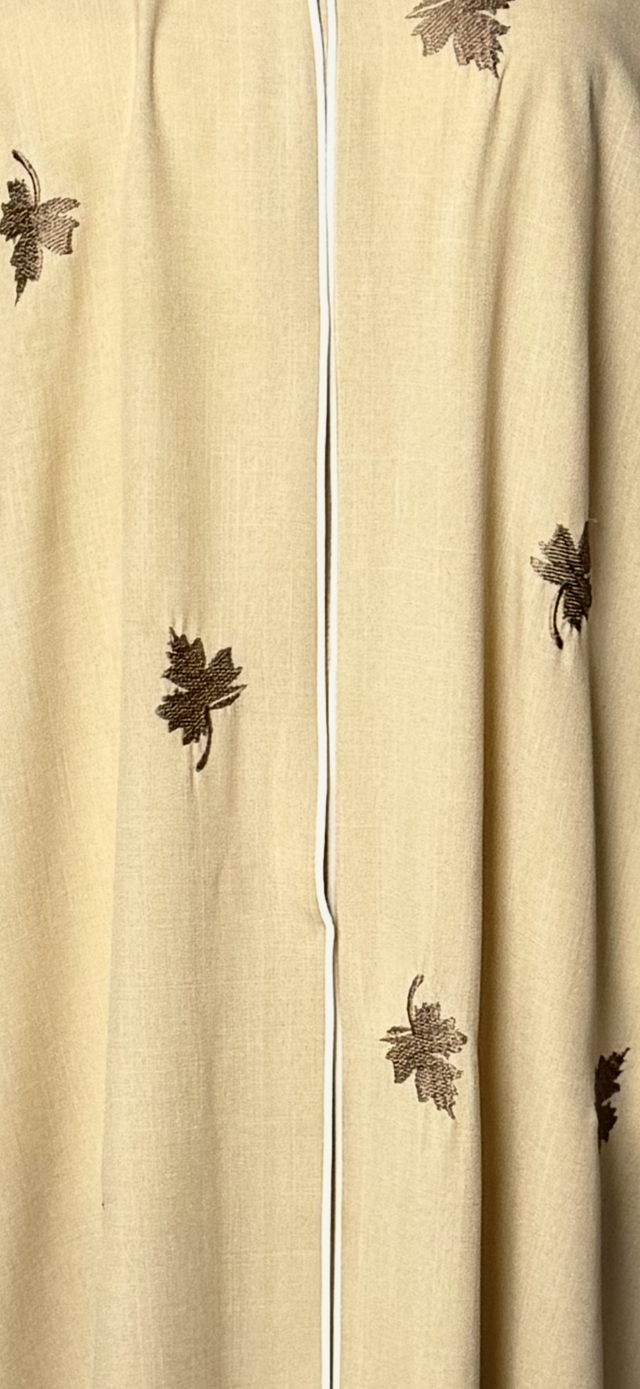 Desert Leaf Linen Dubai Abaya