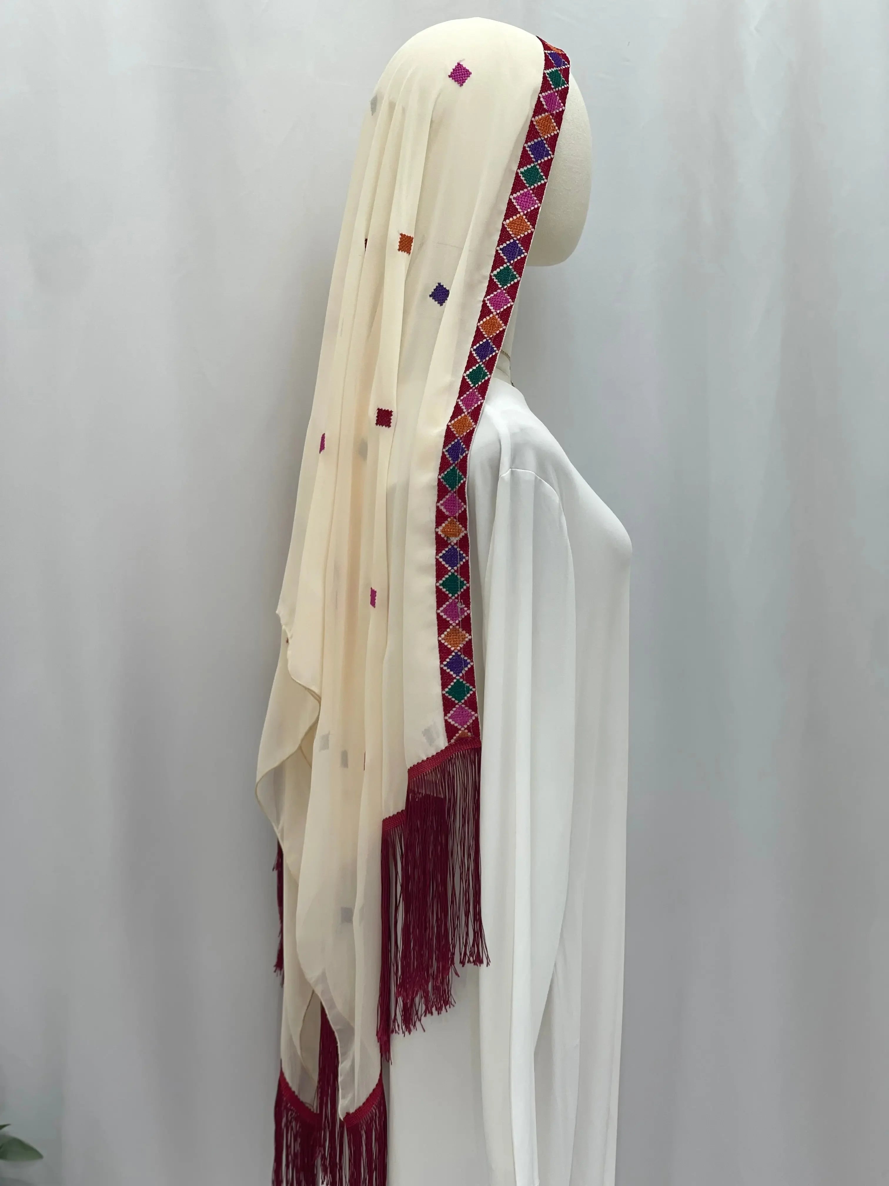 Timeless Sophistication: Embroidered Khirka Palestinian Elegance