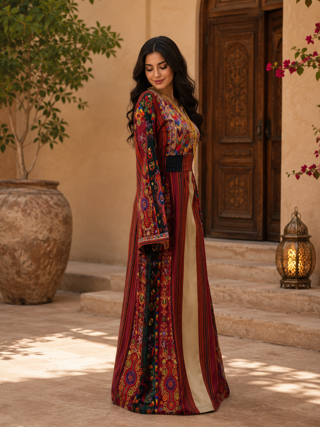 Raneem Majdalawi Heritage Thobe