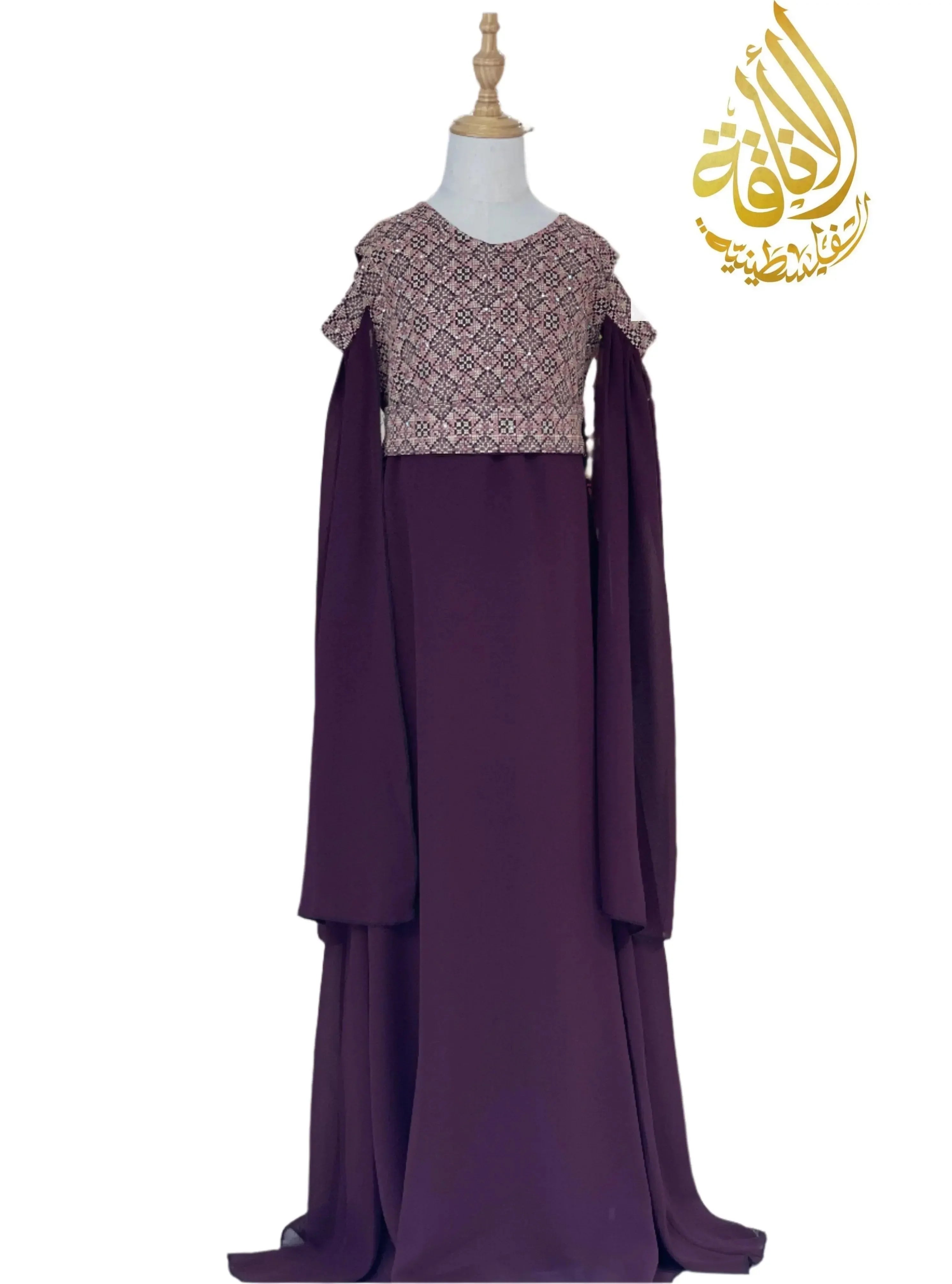 Charming Girls Embroidered Dress: Elegance & Comfort for Every Occasion Palestinian Elegance