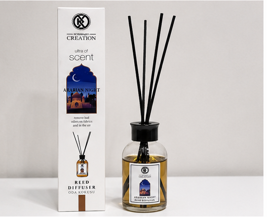 Luxury Reed Diffuser Collection 100ml | Peach, Melon & Arabian Night Home Fragrance